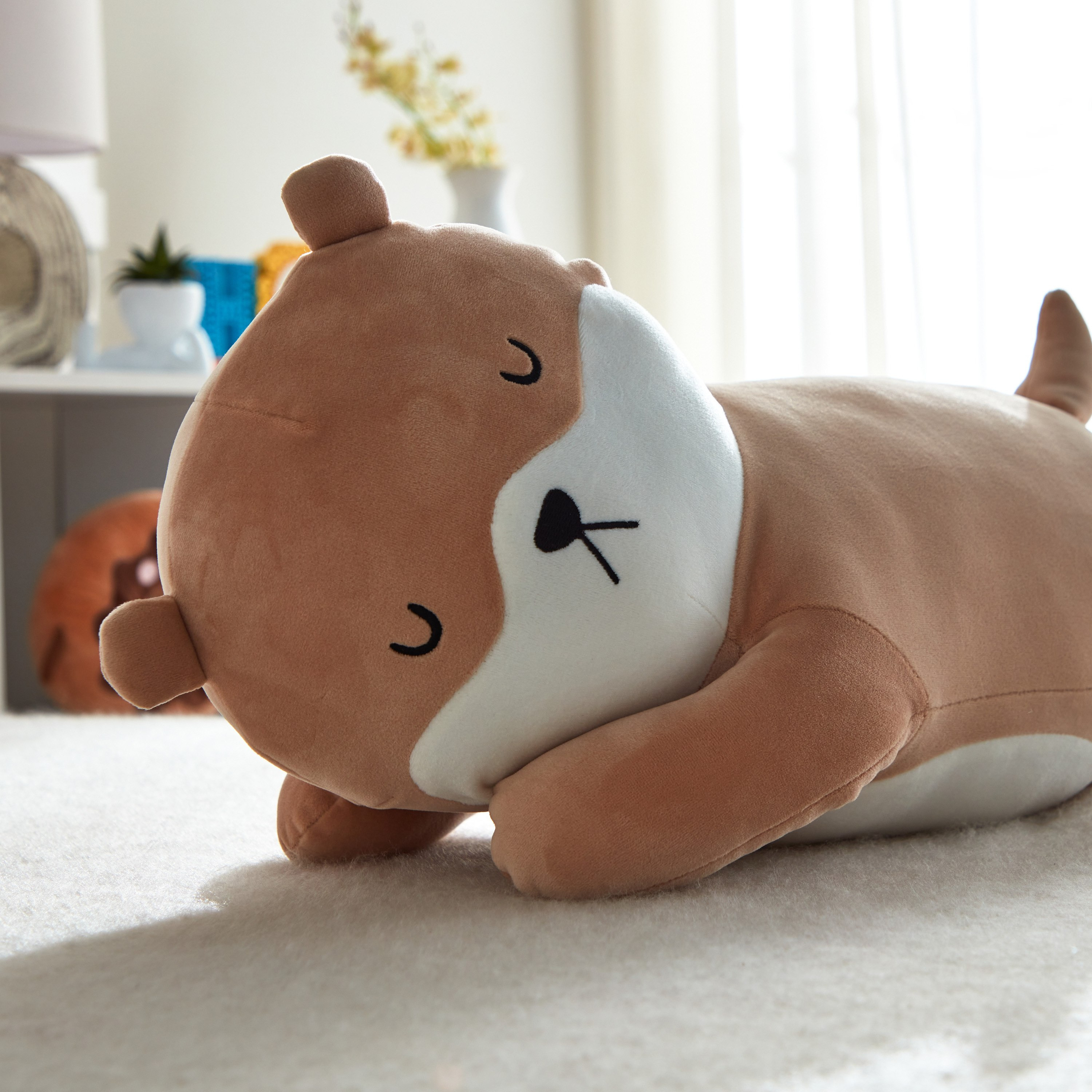 Playland Centaur Sleeping Otter Shaped Cushion - 20x44x20 cm-hbxhomeware-hbxkidsandyouth-image-2