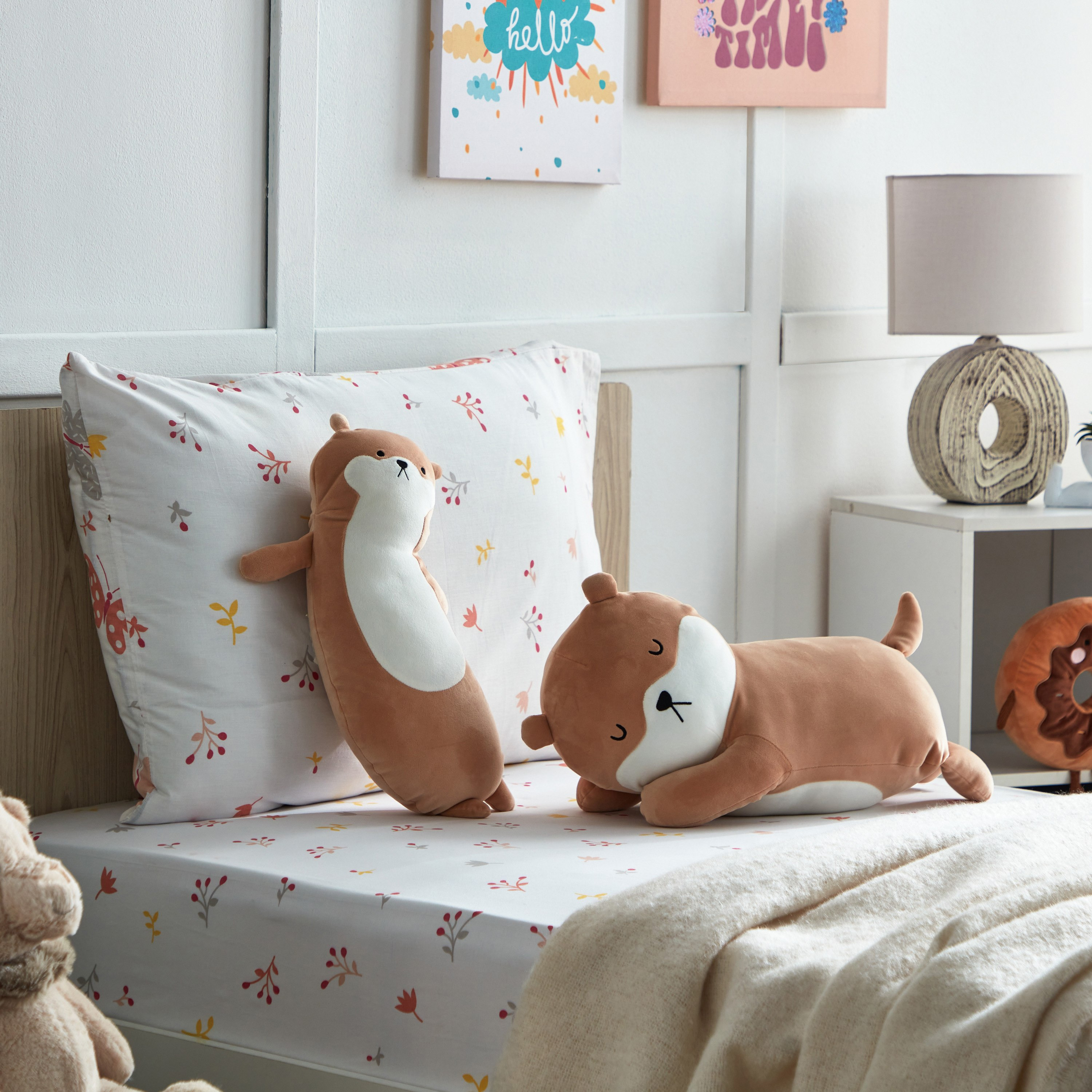 Playland Centaur Sleeping Otter Shaped Cushion - 20x44x20 cm-hbxhomeware-hbxkidsandyouth-image-4