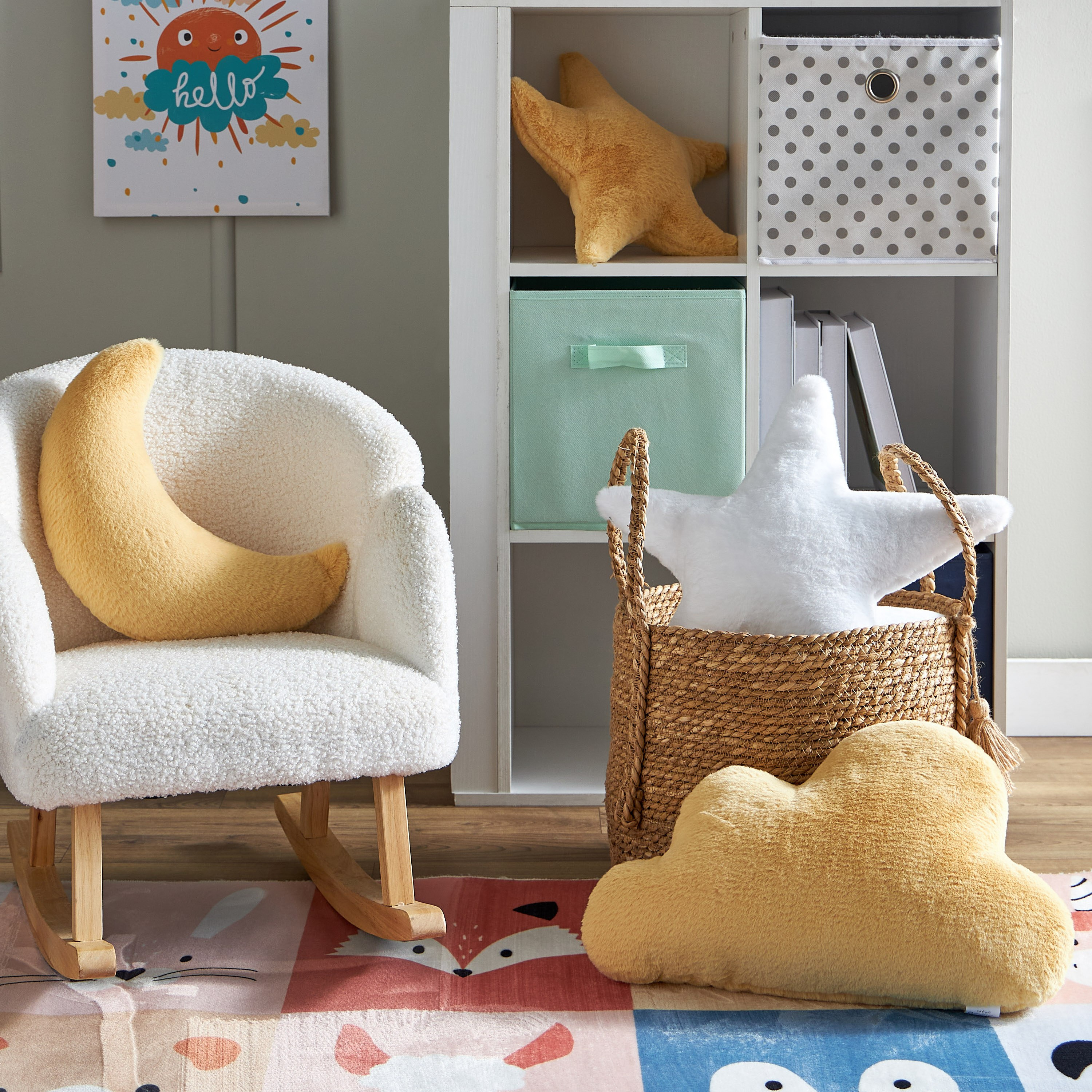 Playland Cloud Rabbit Fur Cushion - 45x30 cm-hbxhomeware-hbxkidsandyouth-image-4