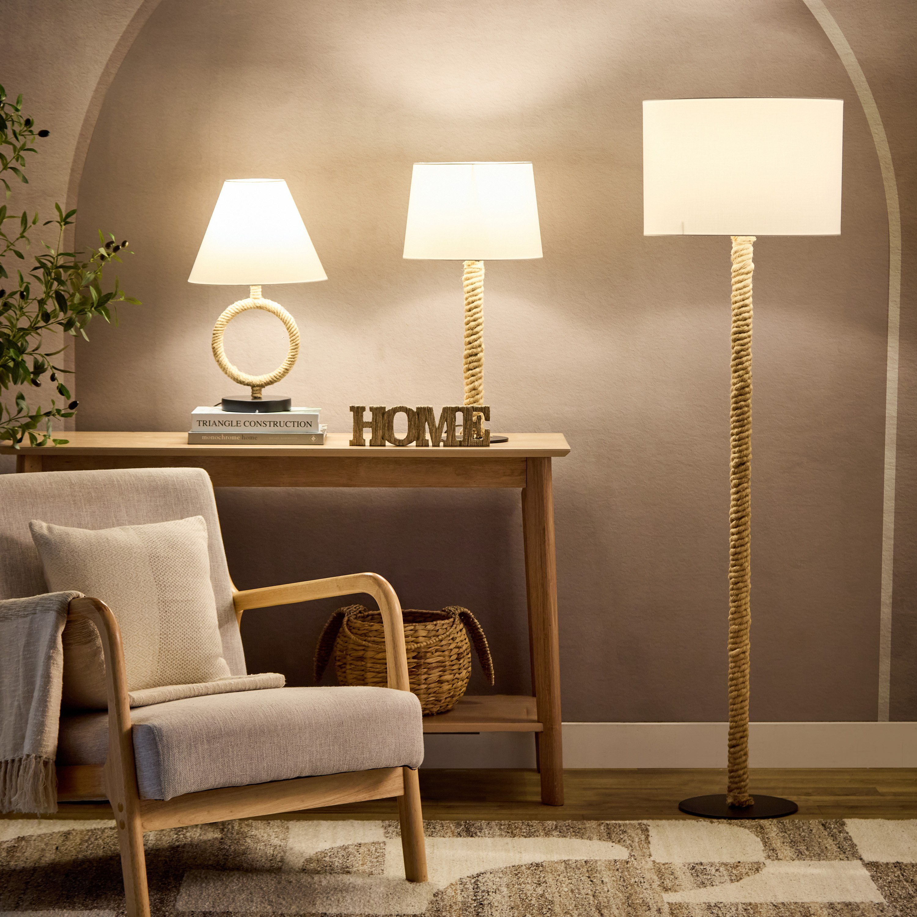 مصباح طاولة حبل ناتشورال مانيلا من ماريشا- 30x30x58 سم-hbxlivingroom-lighting-tablelamps-image-4