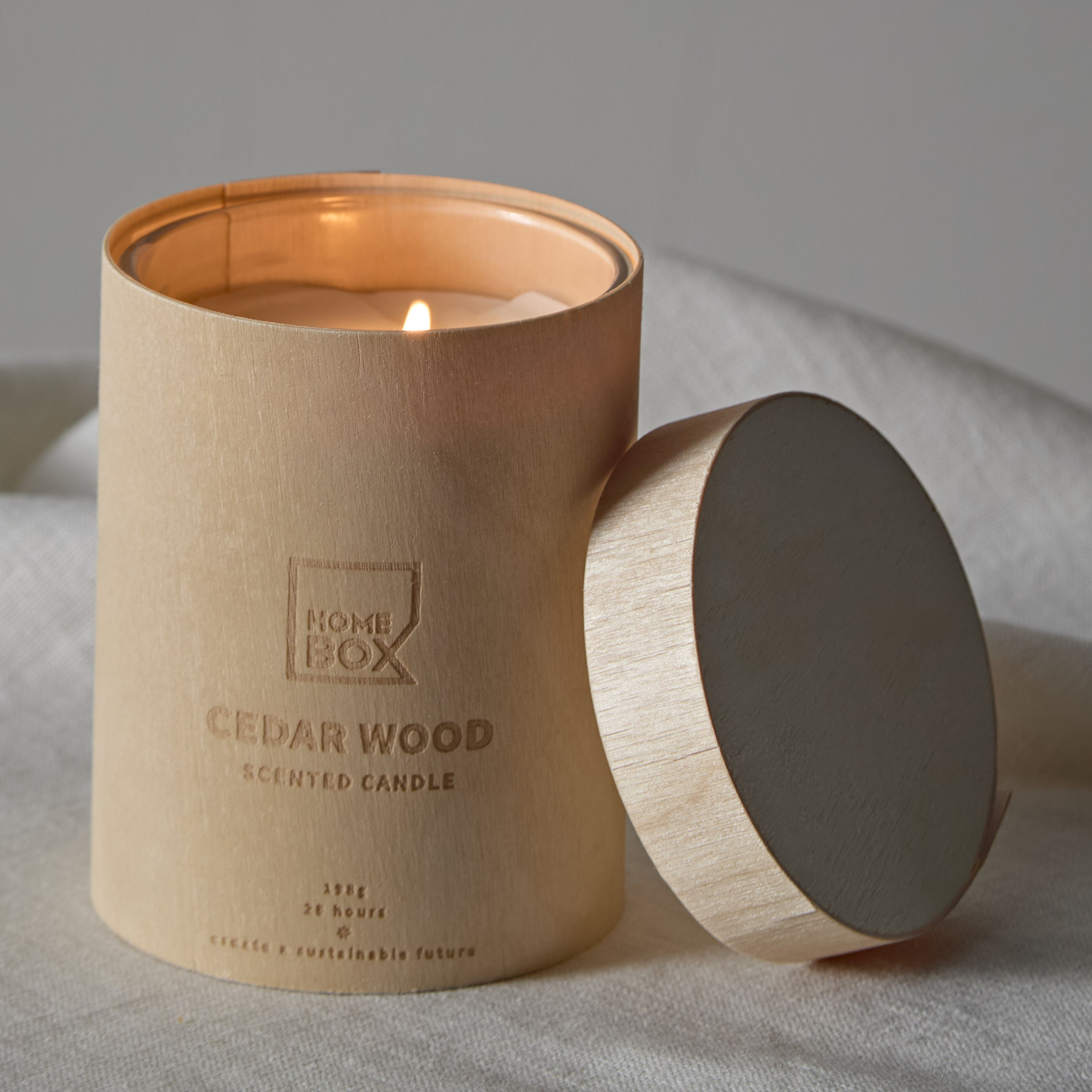 Eden Cedar Wood Wooden Jar Candle - 198 g-PROMO_HB_AE_B2G2_011025-image-2