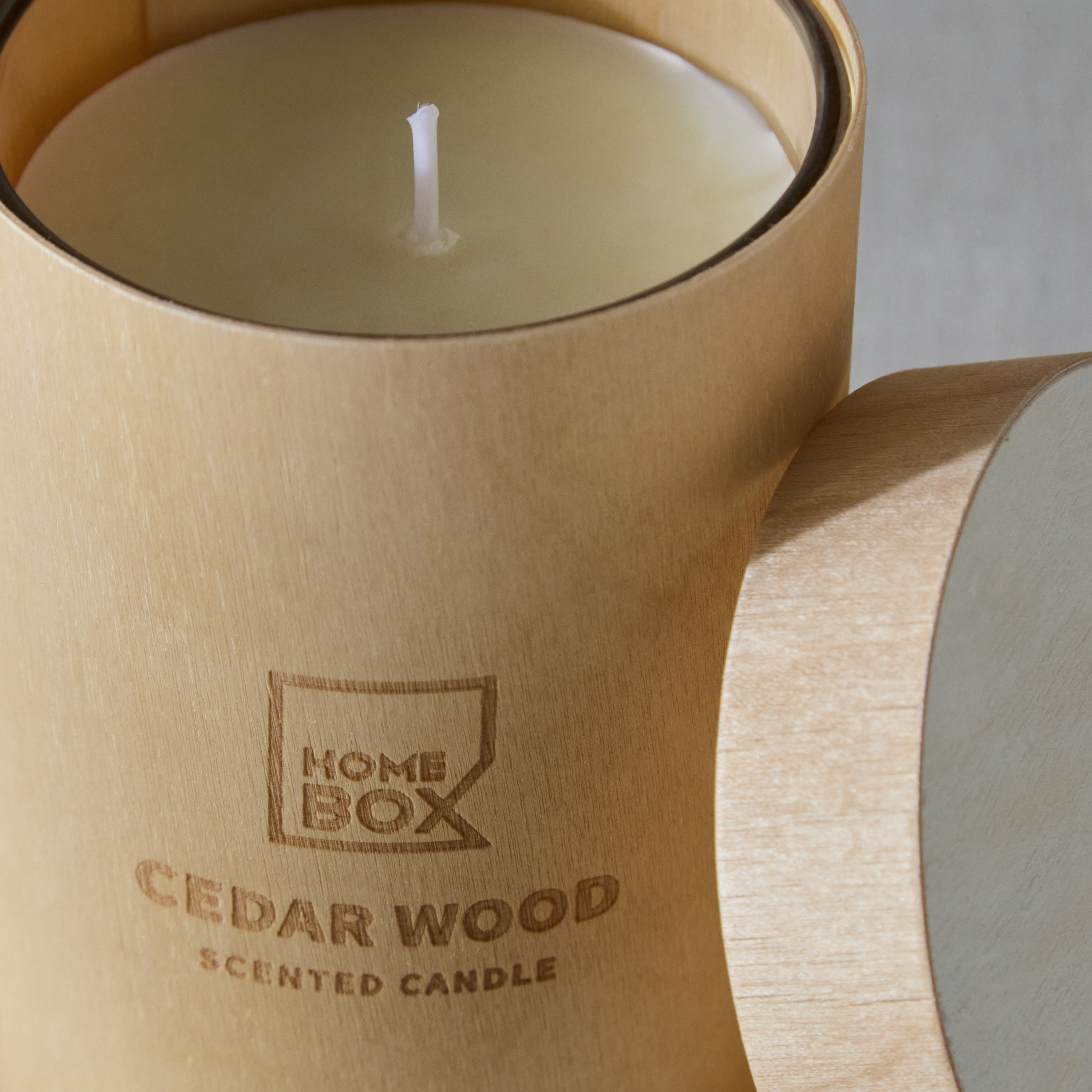 Eden Cedar Wood Wooden Jar Candle - 198 g-PROMO_HB_AE_B2G2_011025-image-3