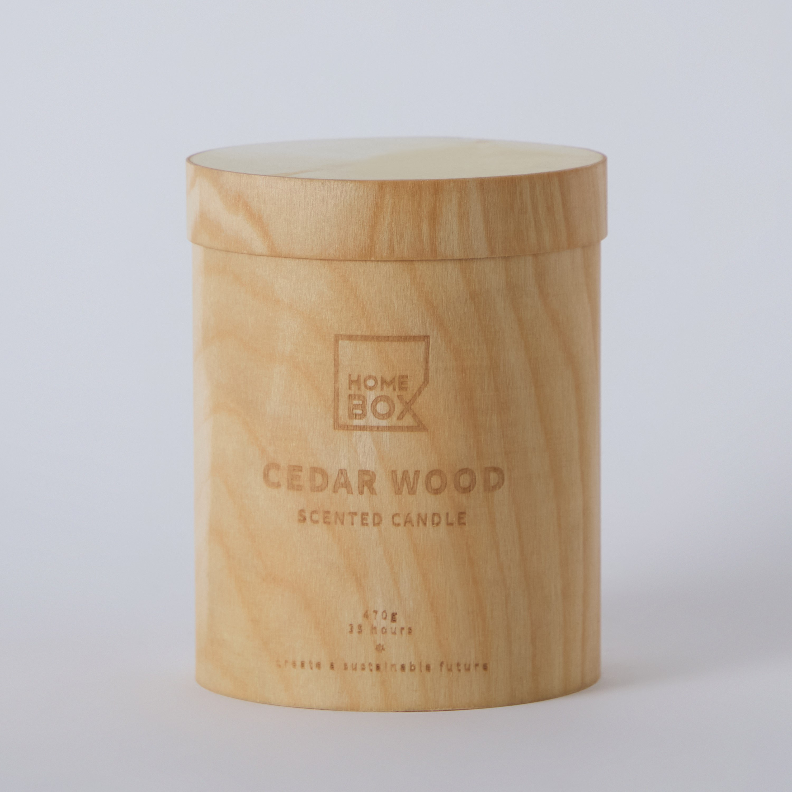 Eden Cedar Wood Wooden Jar Candle - 470 g-hbxlivingroom-decorandaccessories-candles-image-5