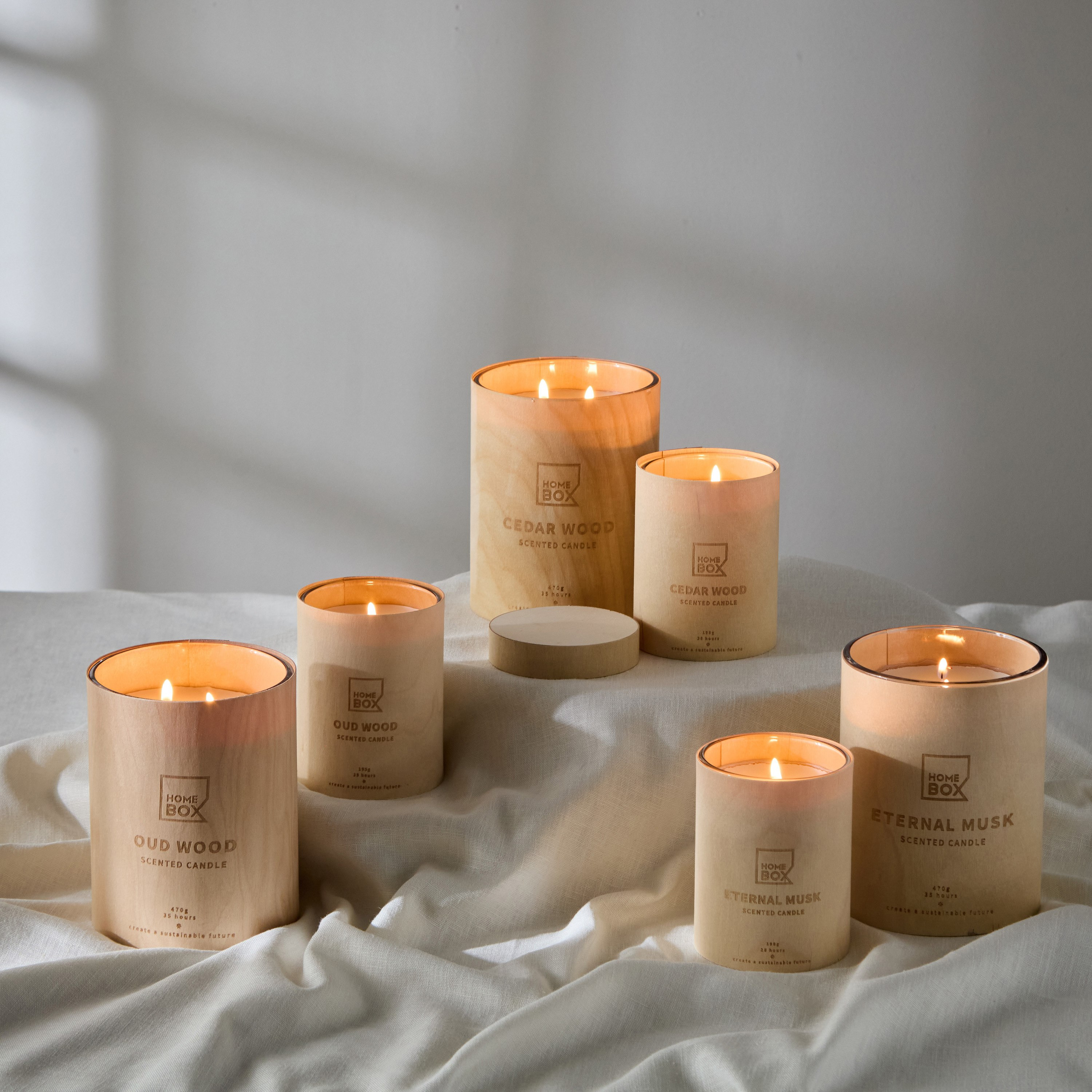 جرة شمع خشبية إيترنال مسك من إيدن - 470 جم-hbxlivingroom-decorandaccessories-candles-image-4