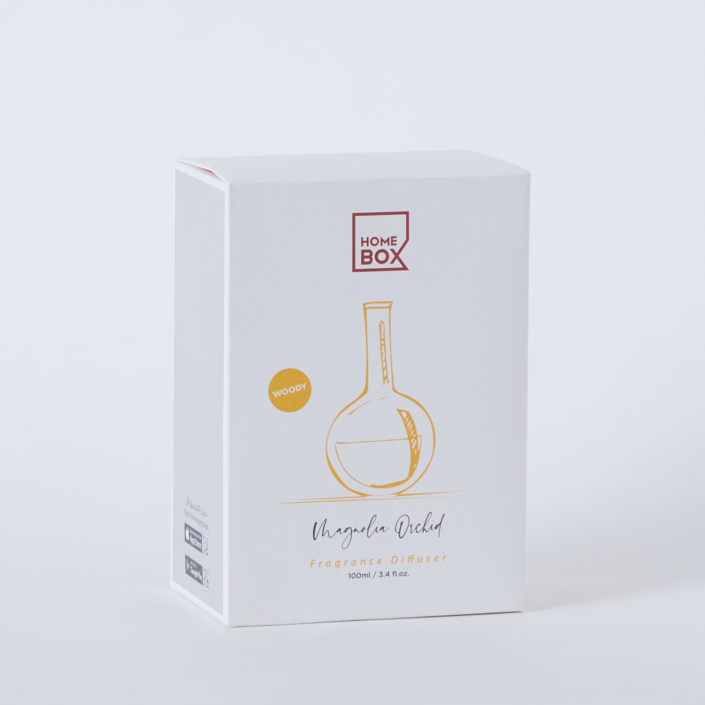 Eden 2-Piece Magnolia Orchid Reed Diffuser and Refill Oil Set with Glass Jar - 100 ml-hbxbedroom-homefragrance-diffusers-image-4