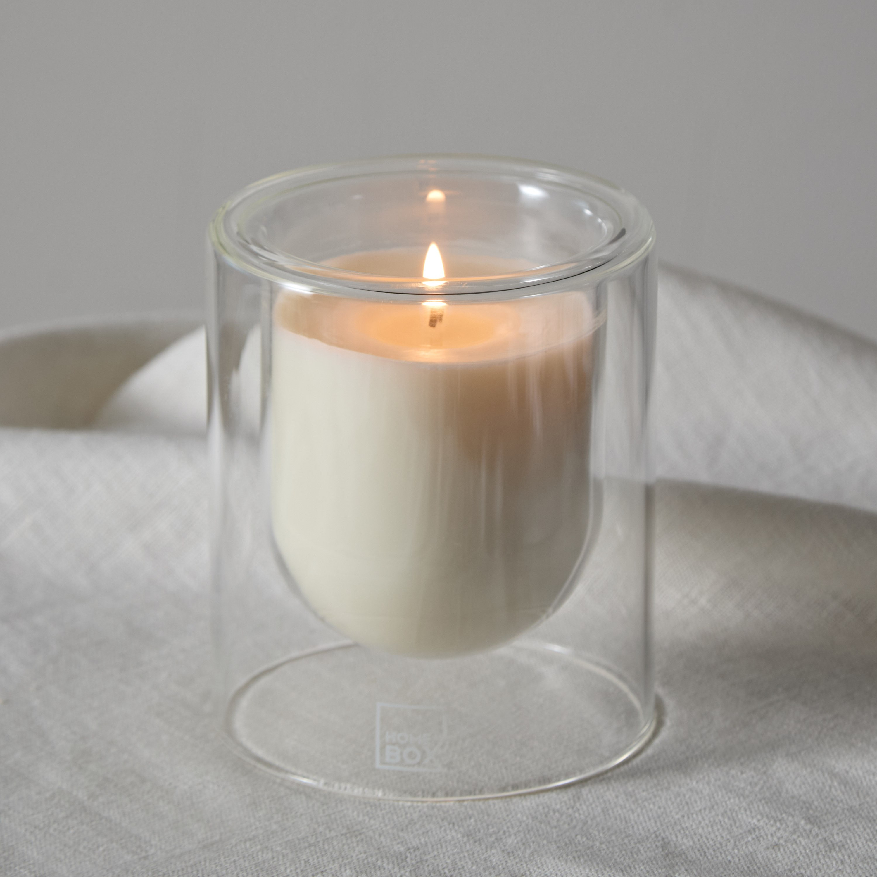 جرة شموع زجاجية سوبر لينين من إيدن - 150 جم-hbxlivingroom-decorandaccessories-candles-image-2