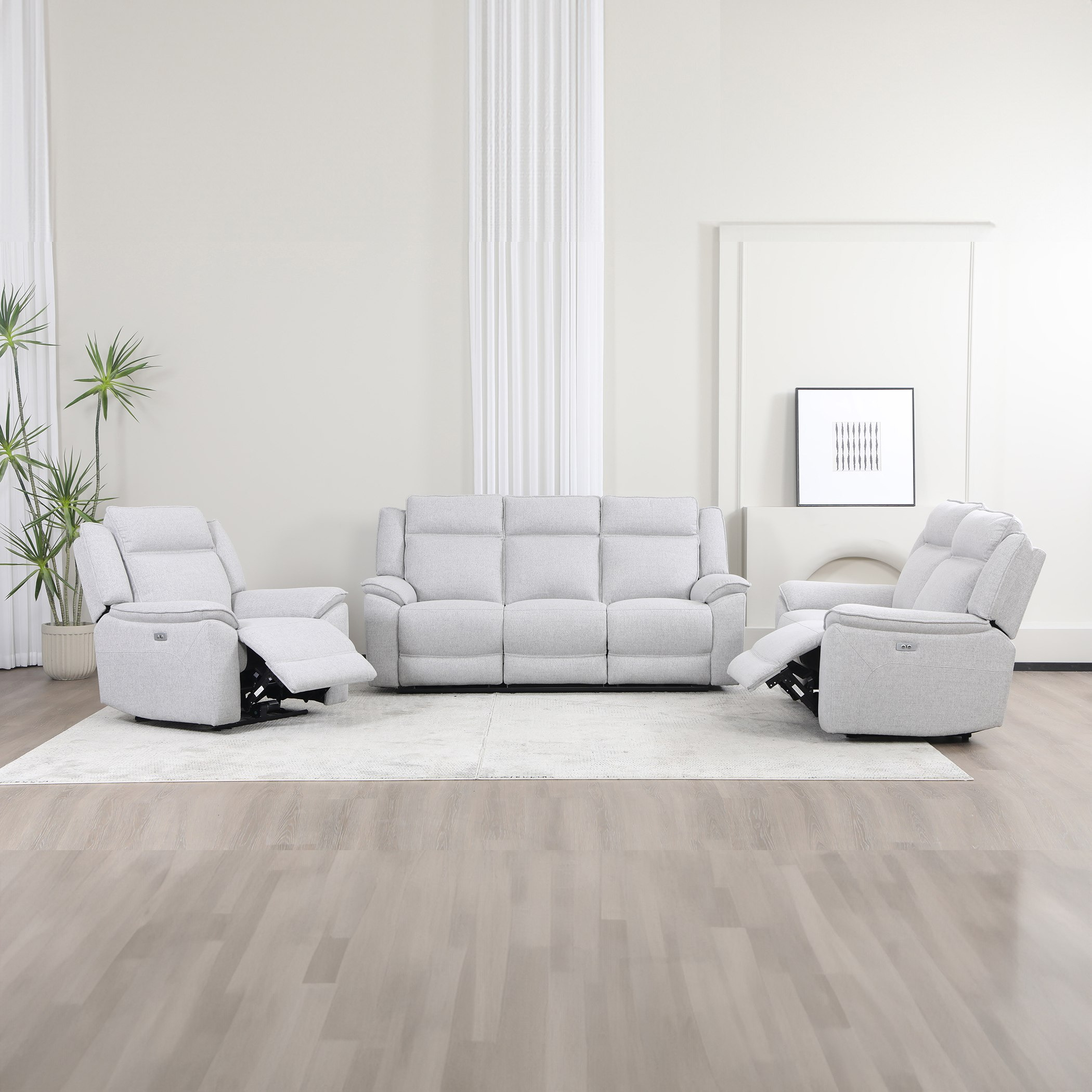 Orem Electric Power 3-Seater Fabric Recliner Sofa-hbxlivingroom-sofasandarmchairs-sofas-image-14