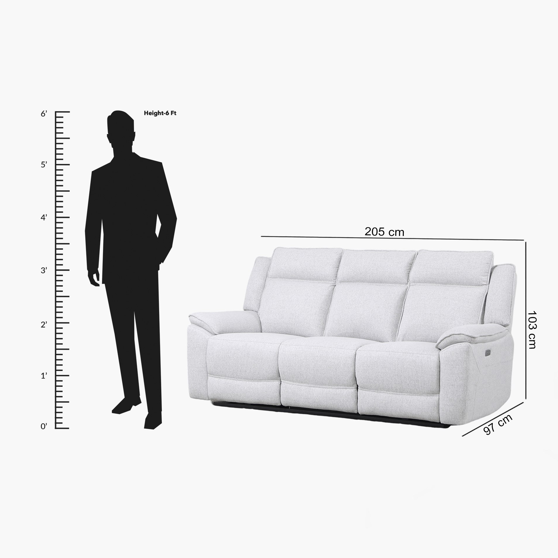 Orem Electric Power 3-Seater Fabric Recliner Sofa-hbxlivingroom-sofasandarmchairs-sofas-image-15