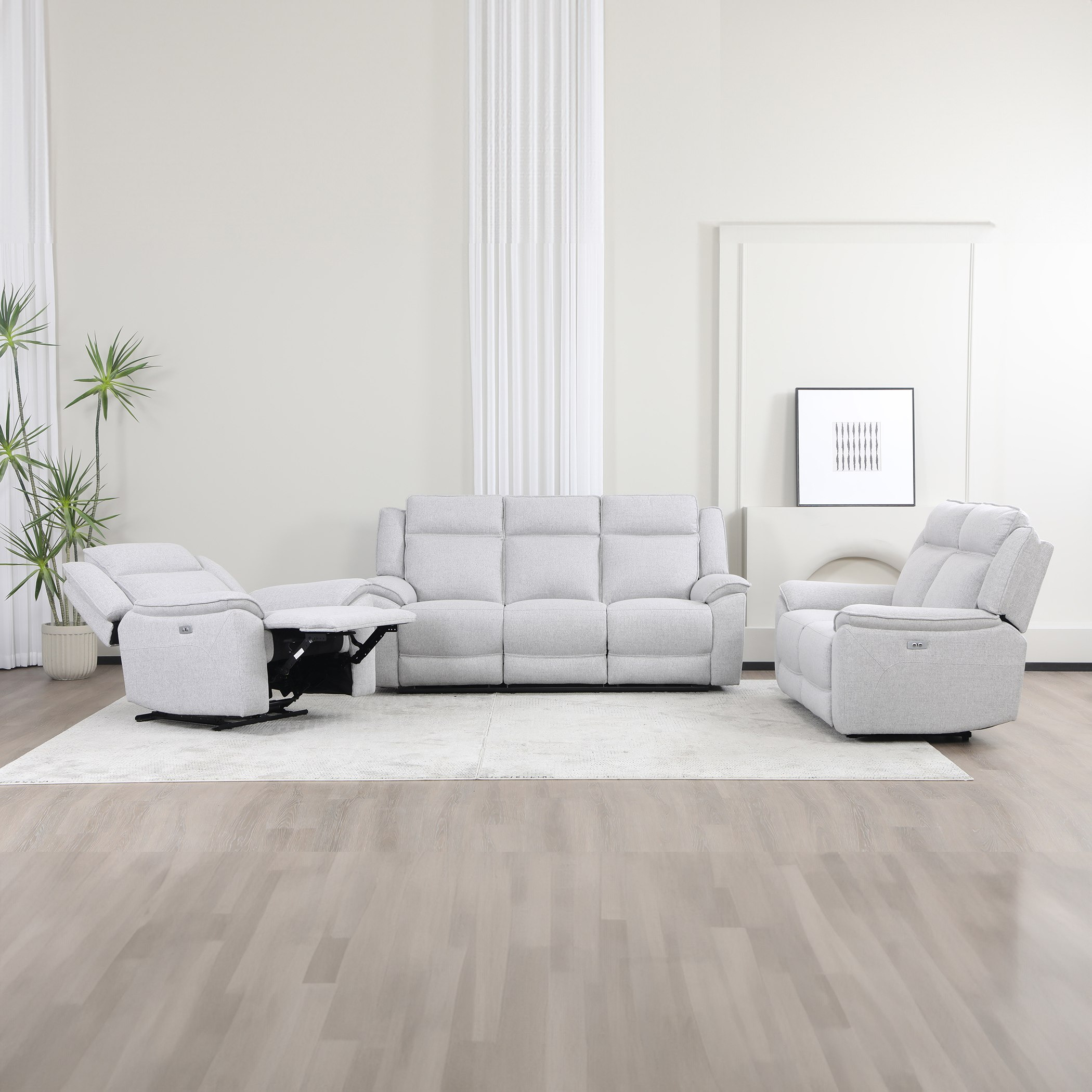 كنبة استرخاء قماش مقعدين قابلة للضبط بالطاقة الكهربائية من أوريم-hbxlivingroom-sofasandarmchairs-sofas-image-12