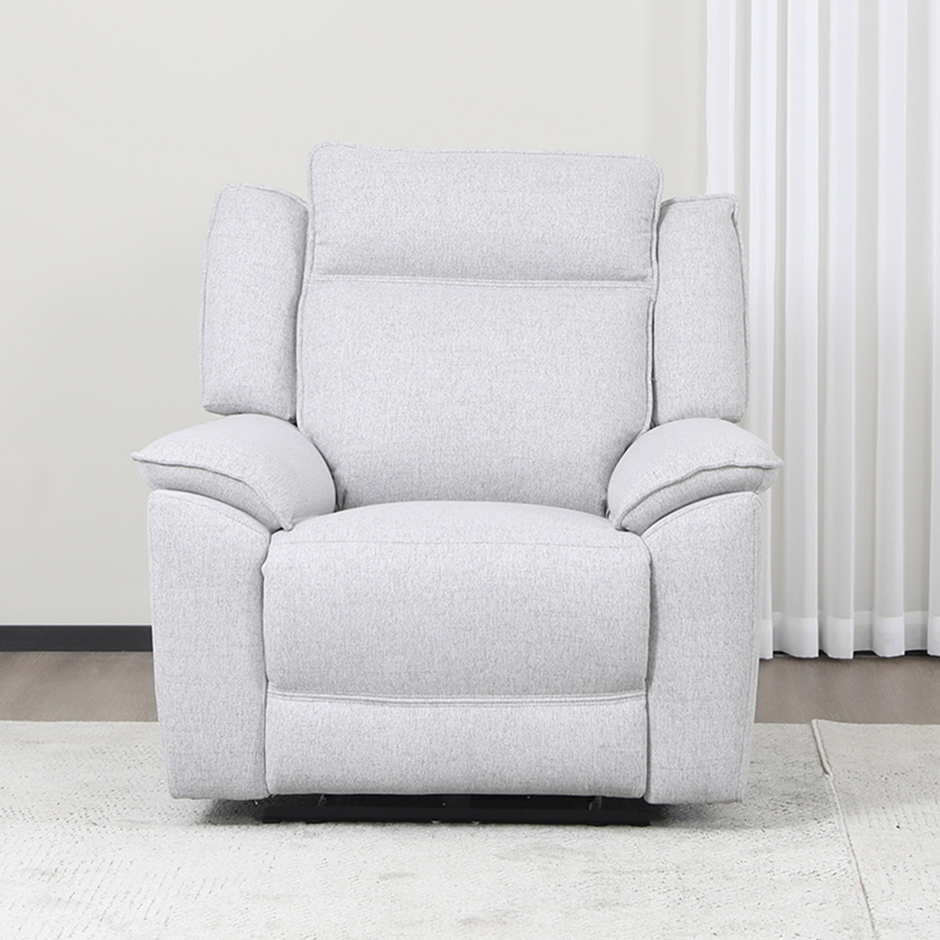 كرسي استرخاء قماش بمساند ذراعين قابل للضبط بالطاقة الكهربائية من أوريم-hbxfurniture-sofasandarmchairs-reclinersofas-image-2