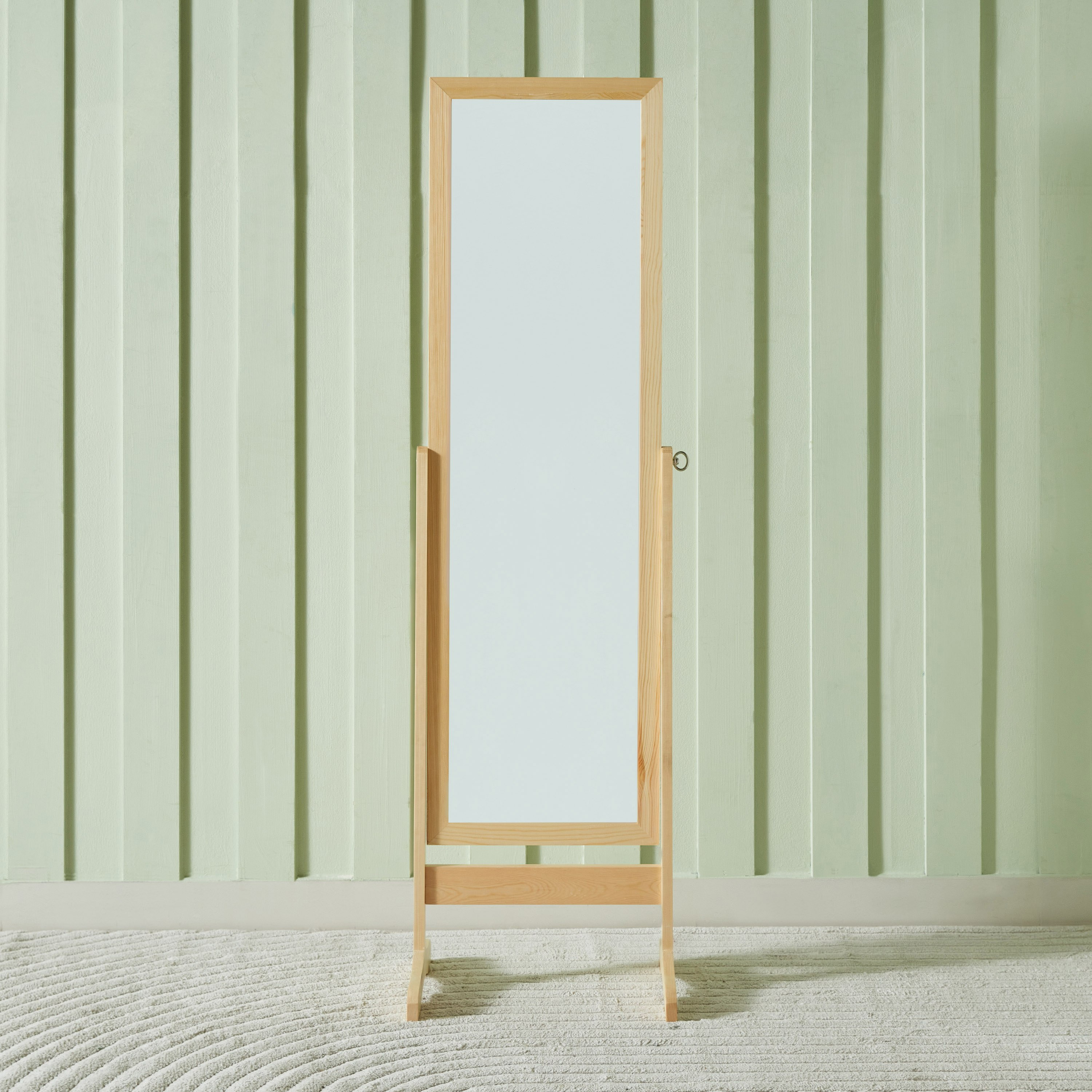 مرآة أرضية بإطار خشبي بساقين من سانا - 37x122 سم-hbxhomeware-hbxdecorandfurnishings-image-2