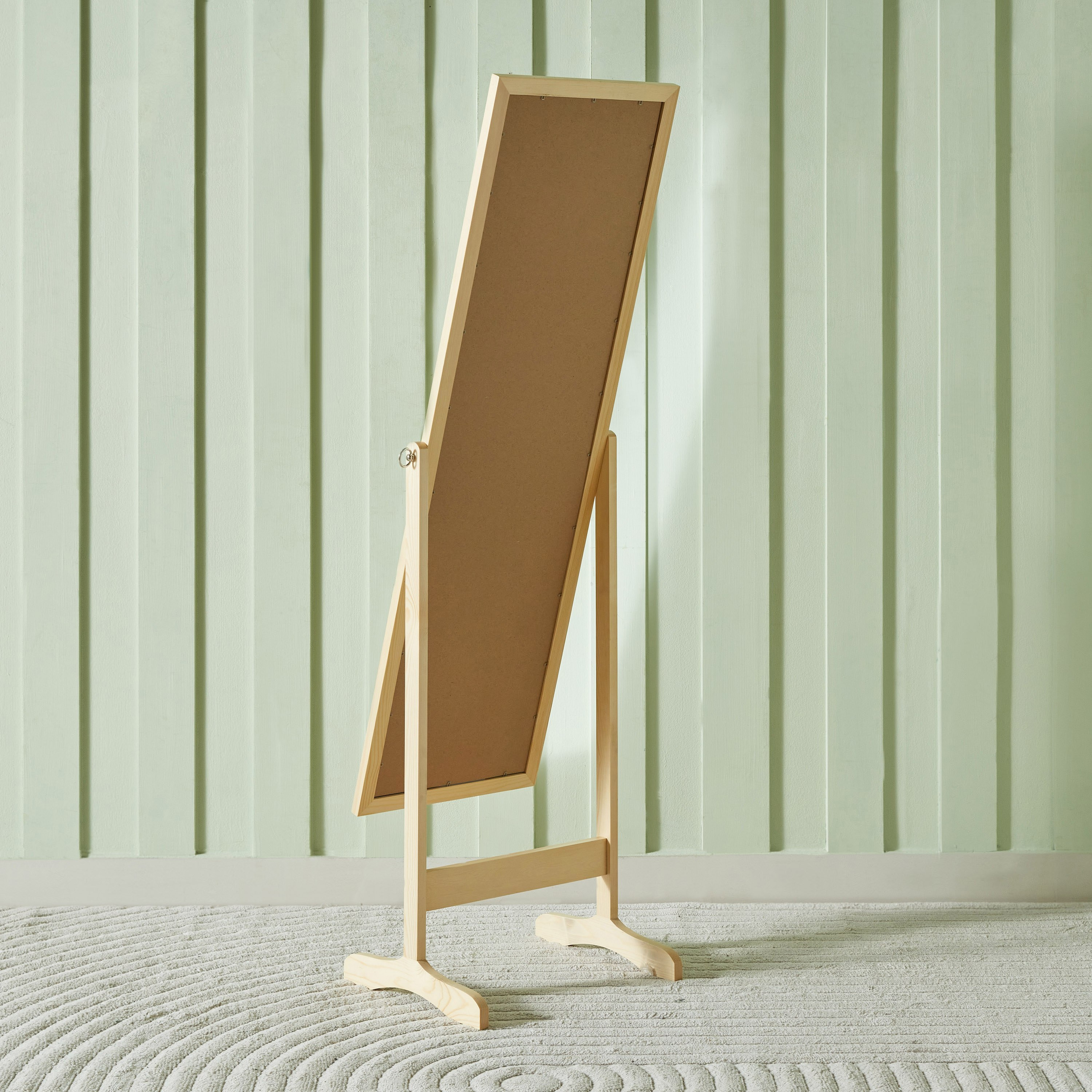 مرآة أرضية بإطار خشبي بساقين من سانا - 37x122 سم-hbxhomeware-hbxdecorandfurnishings-image-3