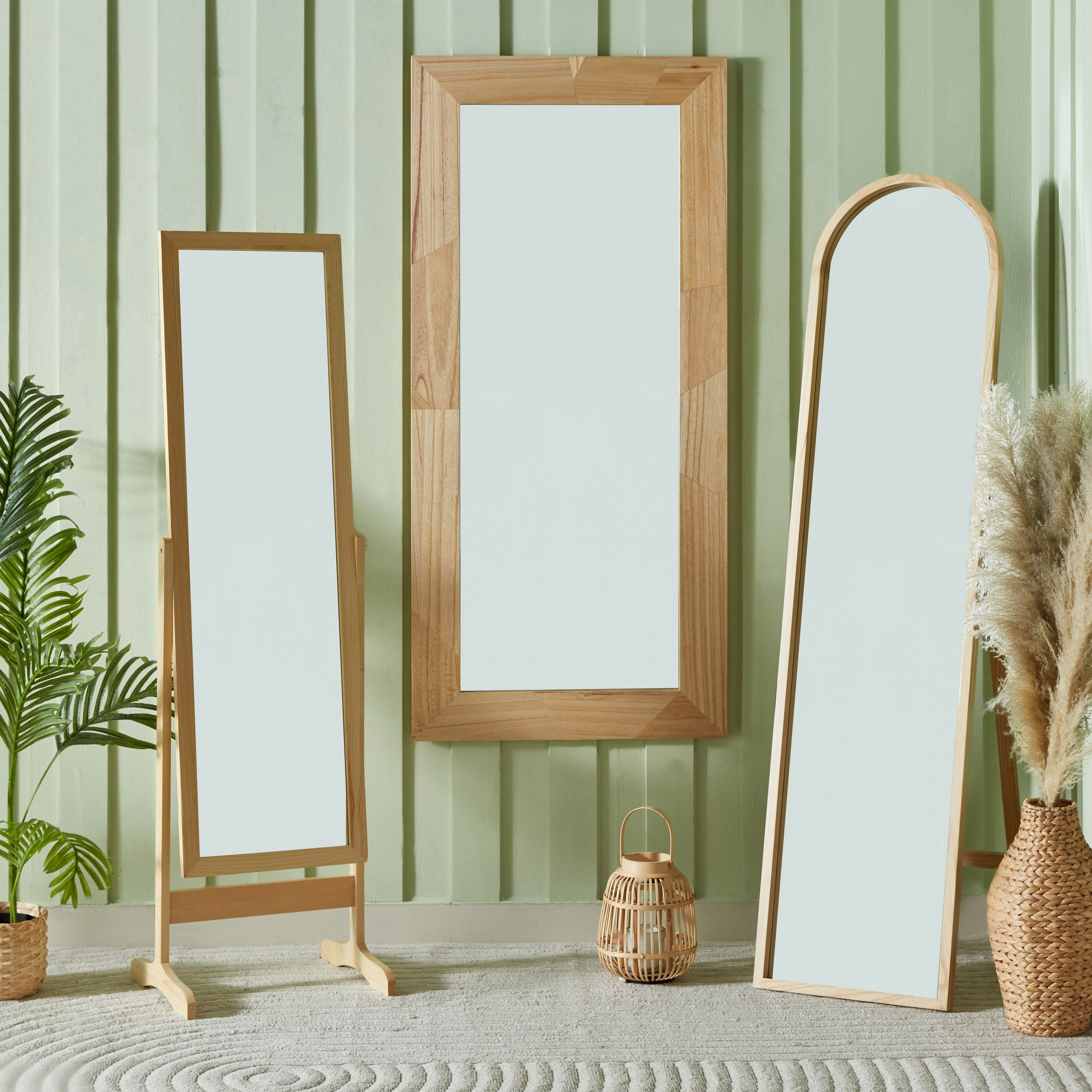 مرآة أرضية بإطار خشبي بساقين من سانا - 37x122 سم-hbxhomeware-hbxdecorandfurnishings-image-10
