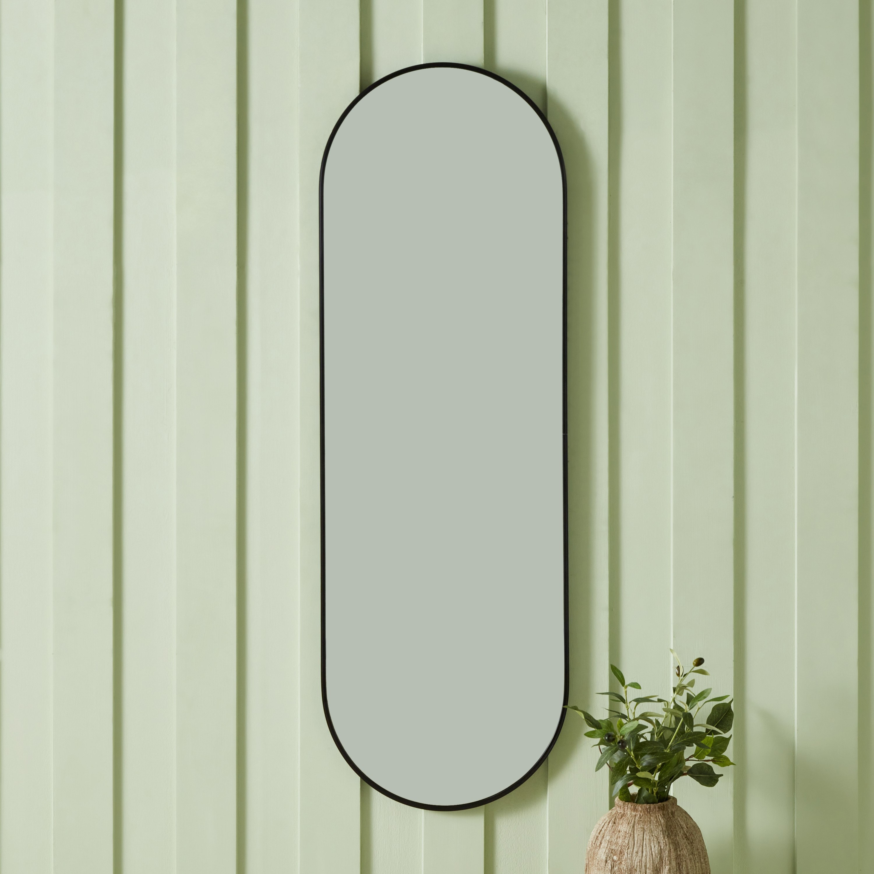 مرآة بإطار ألومنيوم من سانا - 40x120 سم-hbxhomeware-hbxdecorandfurnishings-image-2