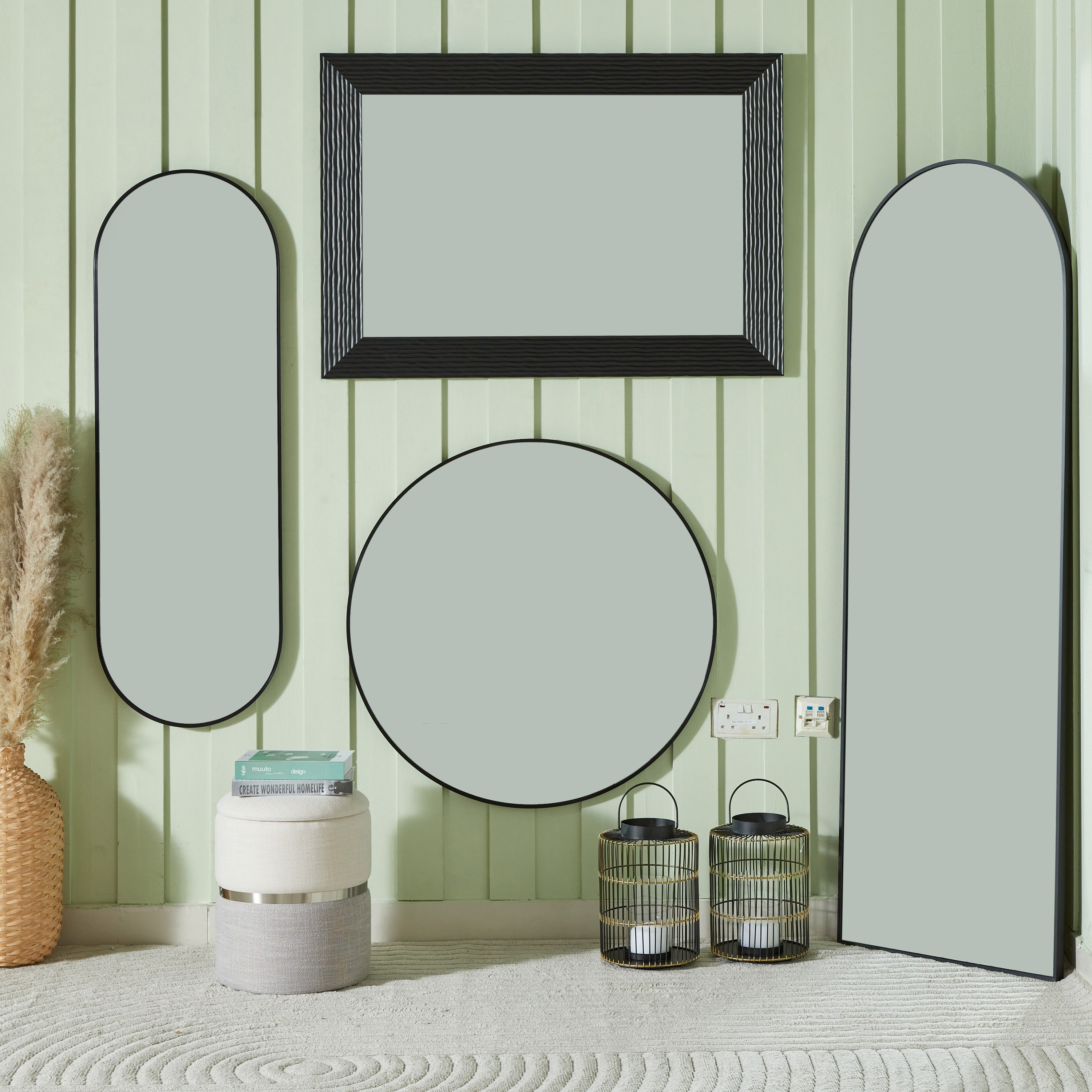 Sana Aluminium Frame Mirror - 80 cm-PROMO_HB_AE_B1G1_250925-image-5