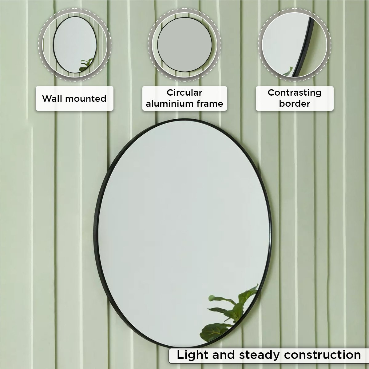 Sana Aluminium Frame Mirror - 80 cm-PROMO_HB_AE_B1G1_250925-image-4