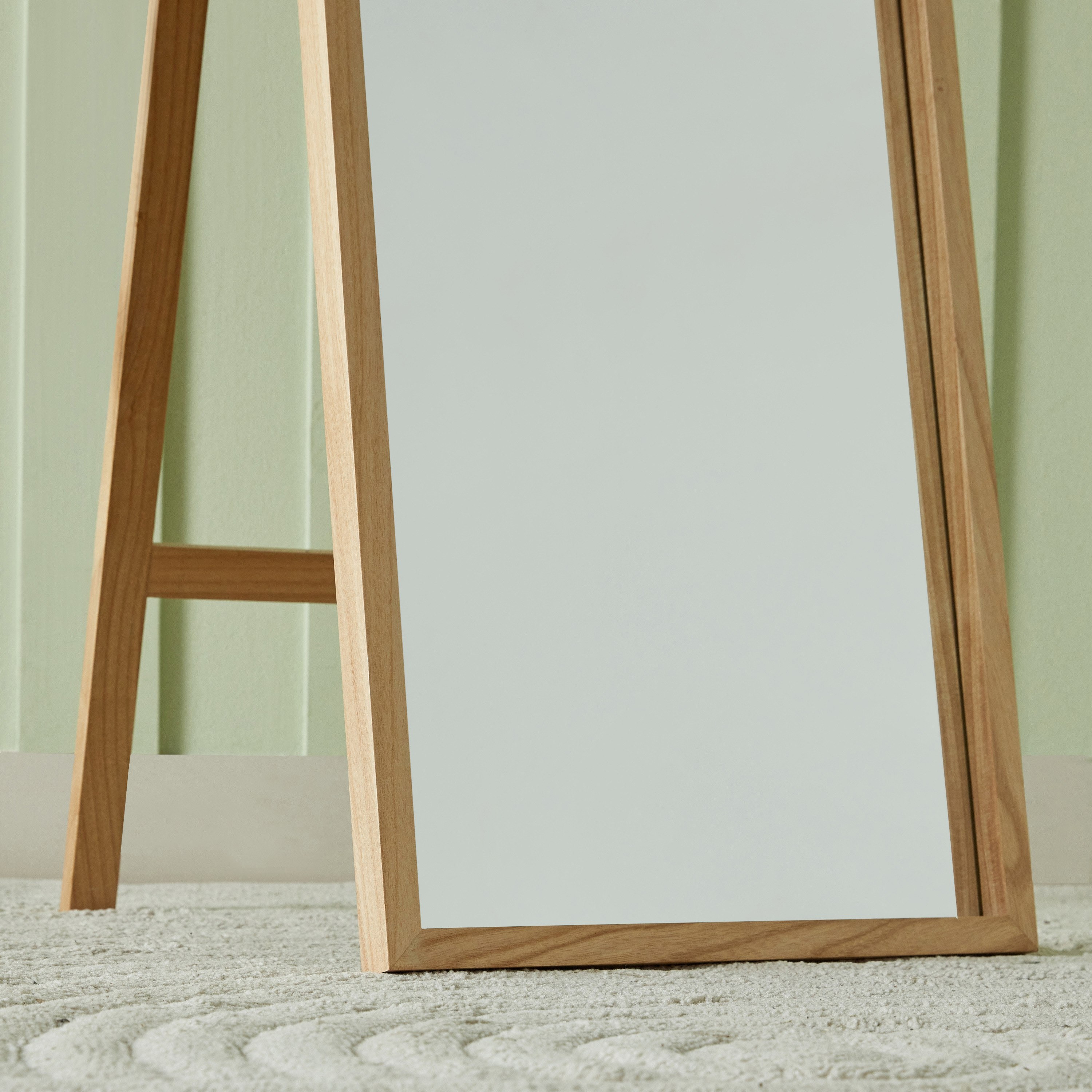 Sana Wooden Frame Standing Mirror - 40x160 cm-hbxhomeware-hbxdecorandfurnishings-image-8