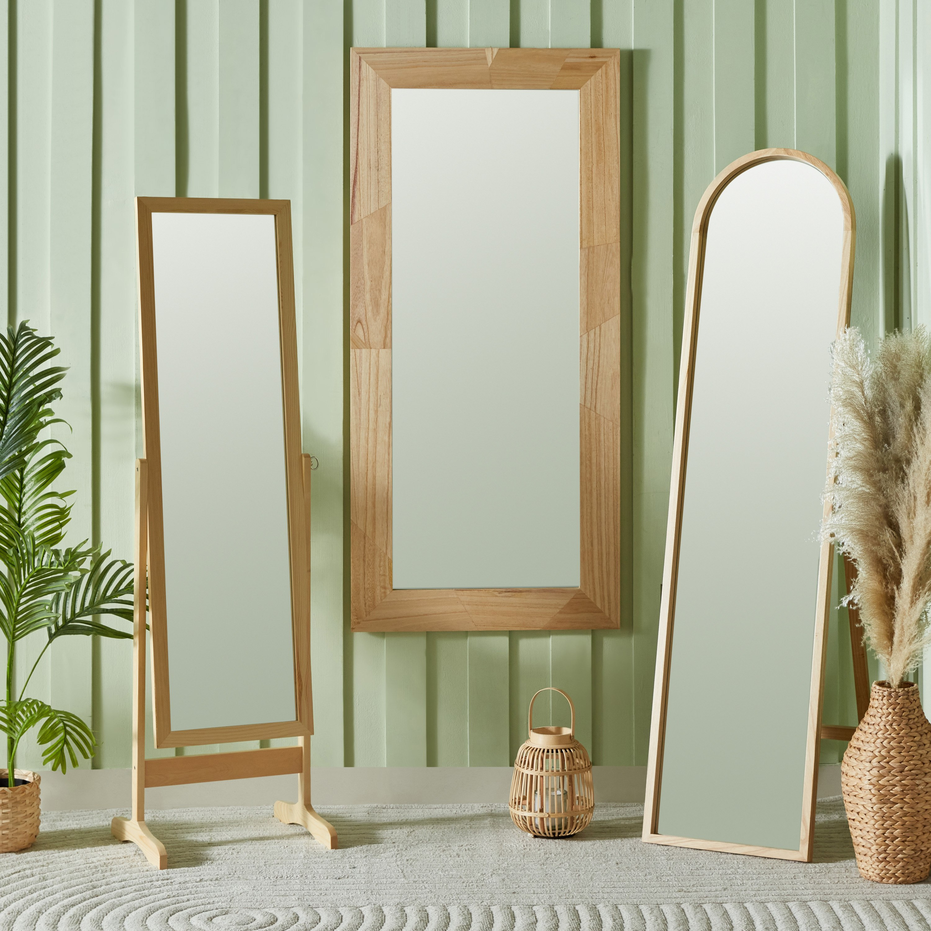مرآة أرضية بإطار خشبي من سانا - 65x140 سم-hbxhomeware-hbxdecorandfurnishings-image-5