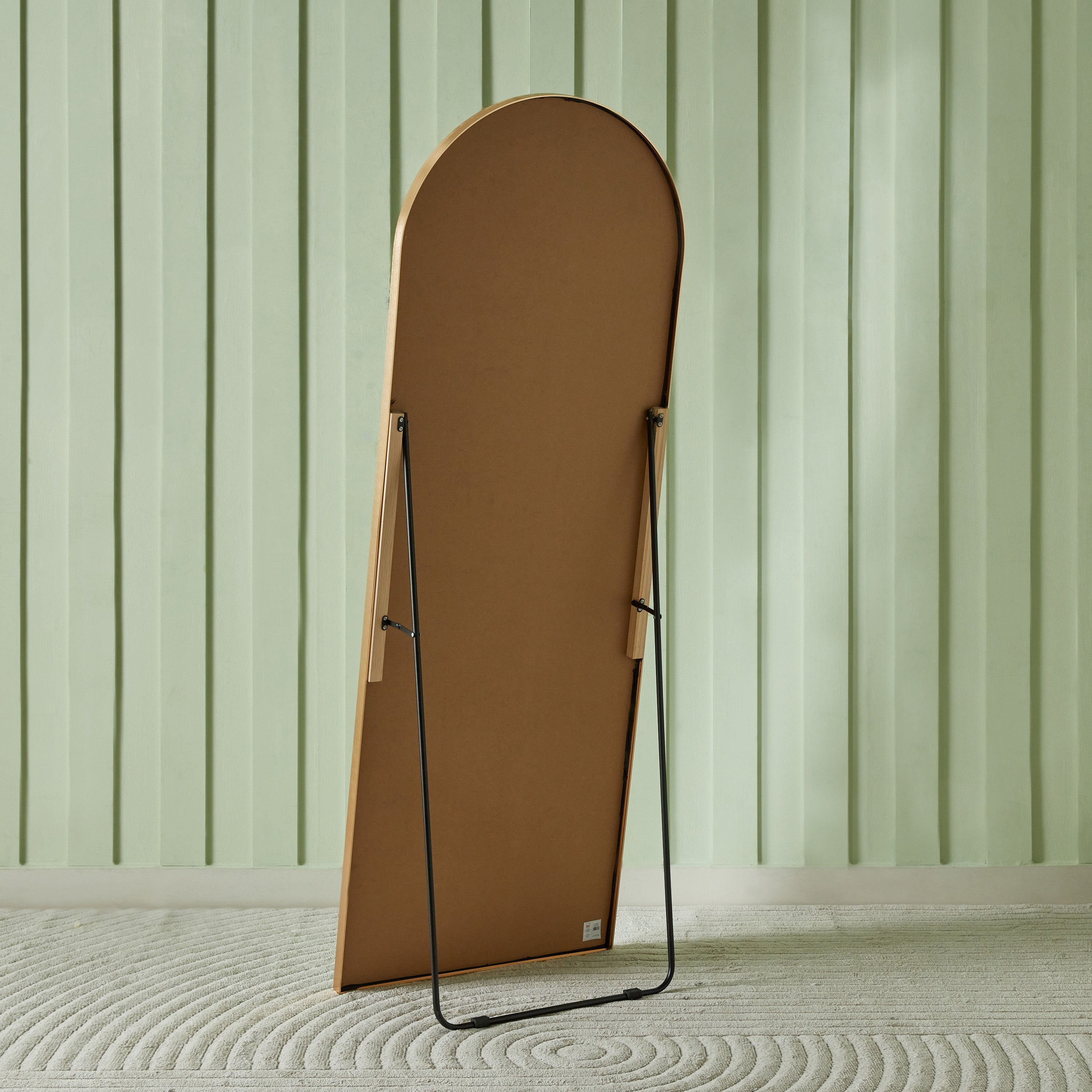 مرآة أرضية بإطار ألومنيوم من سانا - 60x170 سم-hbxhomeware-hbxdecorandfurnishings-image-3
