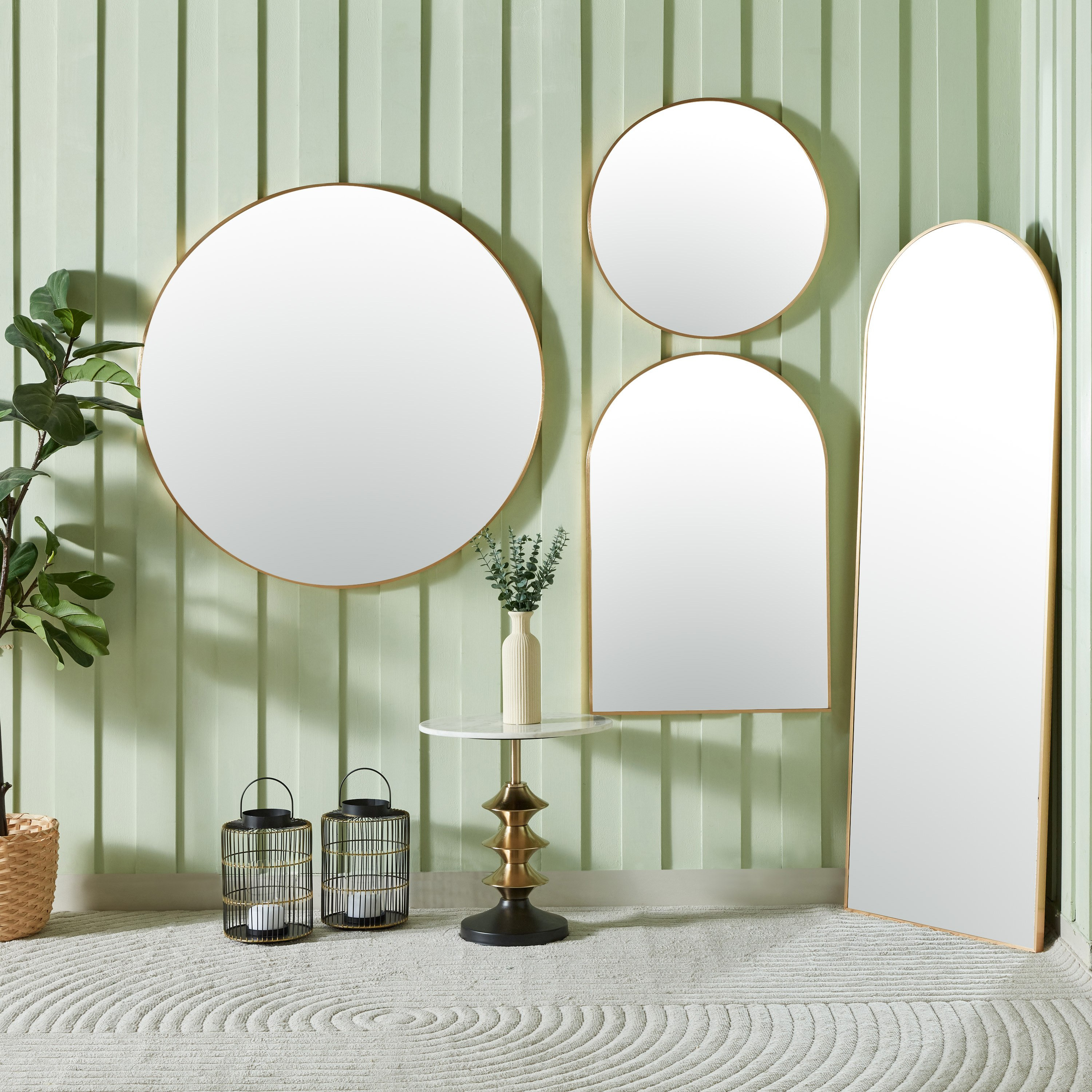 مرآة أرضية بإطار ألومنيوم من سانا - 60x170 سم-hbxhomeware-hbxdecorandfurnishings-image-9