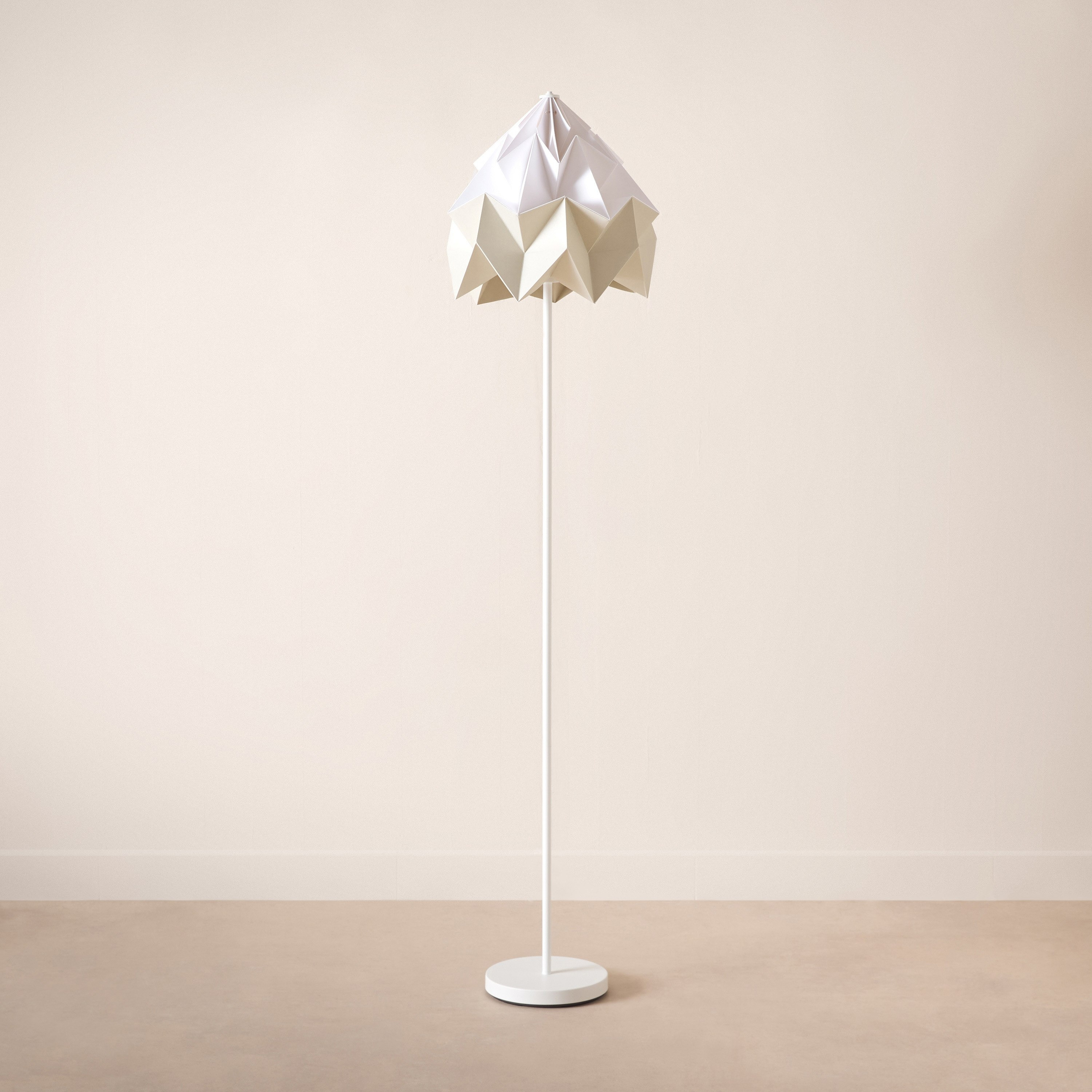 مصباح أرضية معدن بغطاء ورقي من تاشا - 35x160 سم-hbxhomeware-hbxlivingroom-image-1