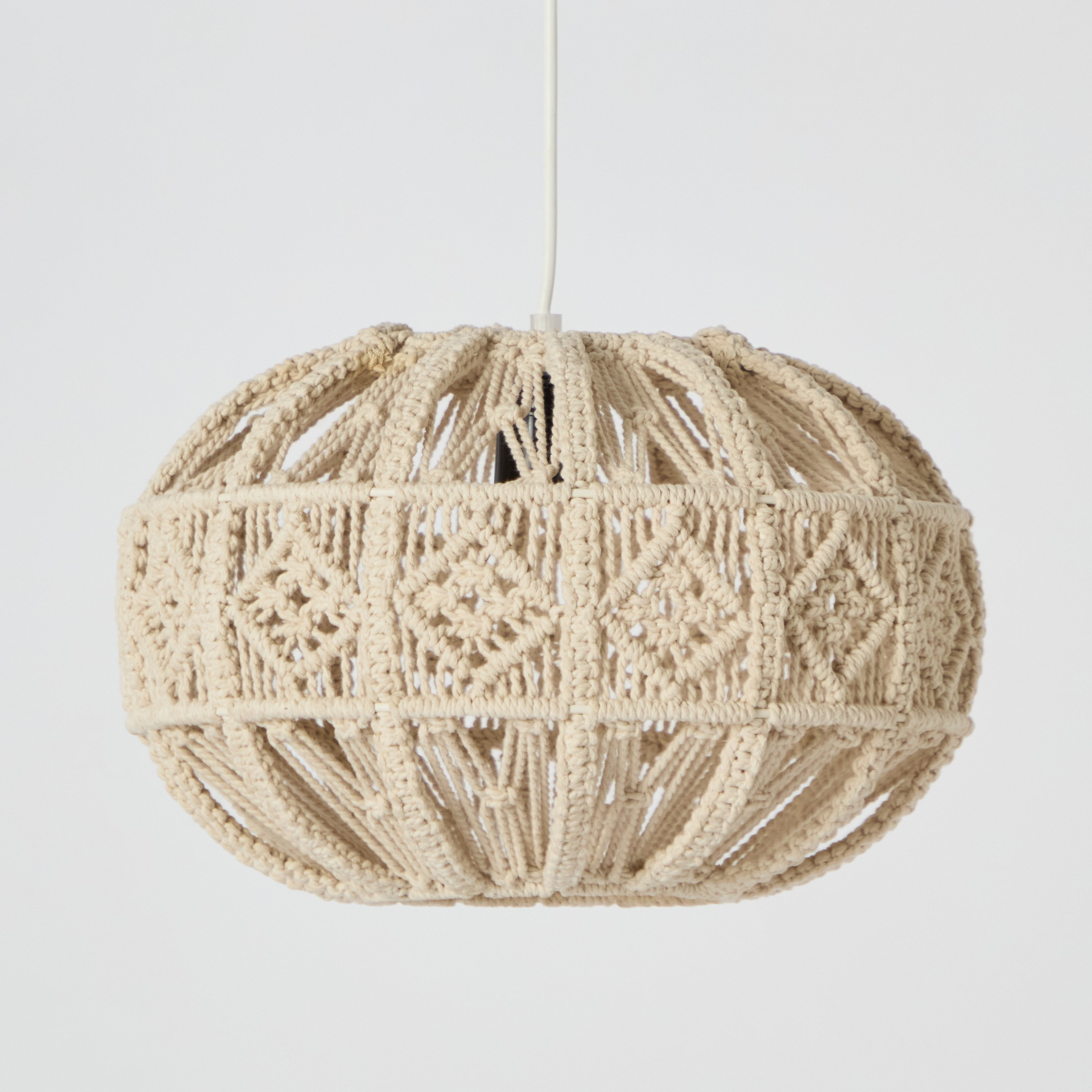 Kengston Macrame Hanging Ceiling Lamp - 35x35x23 cm-PROMO_HB_AE_B2G2_011025-image-6