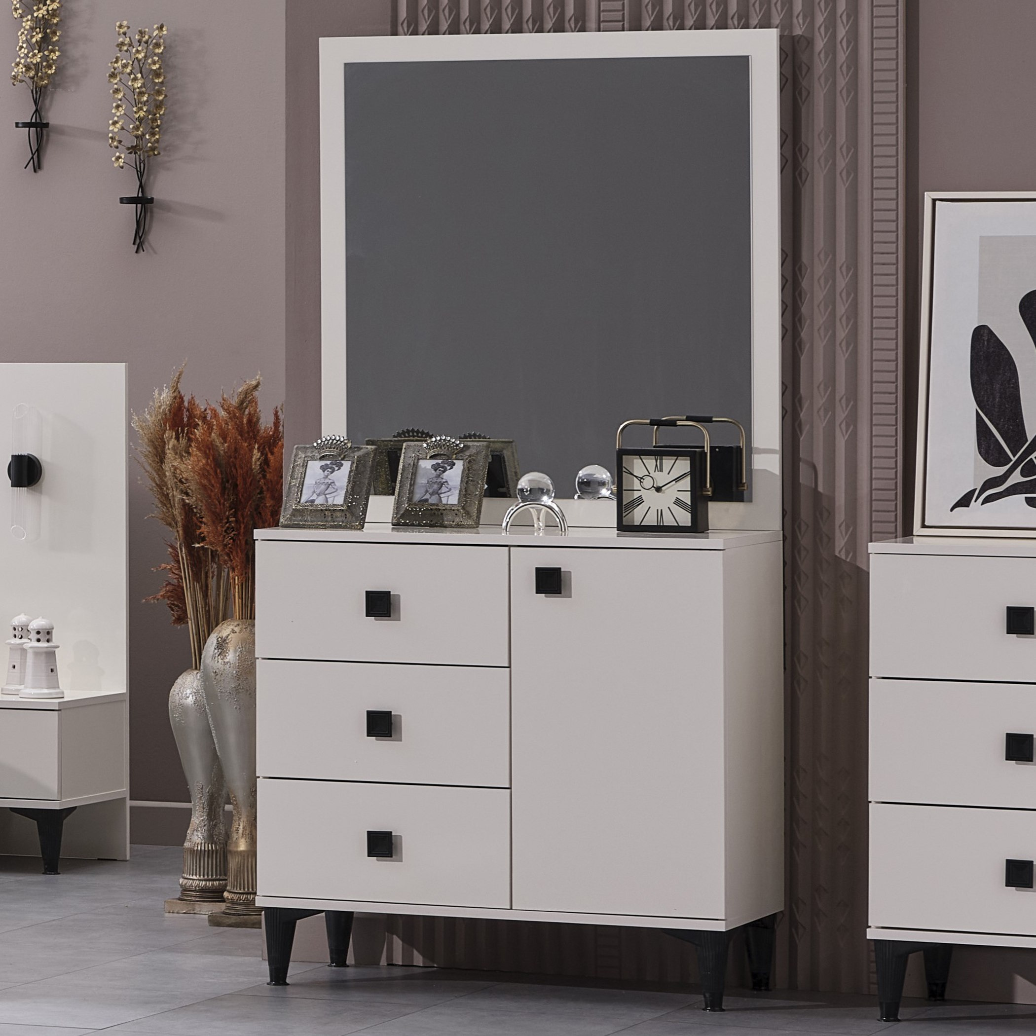 طقم غرفة نوم كينج 6 قطع - سوهو من موڤو - 180×200 سم-hbxbedroom-bedsandbedsets-bedroomsets-king-image-10