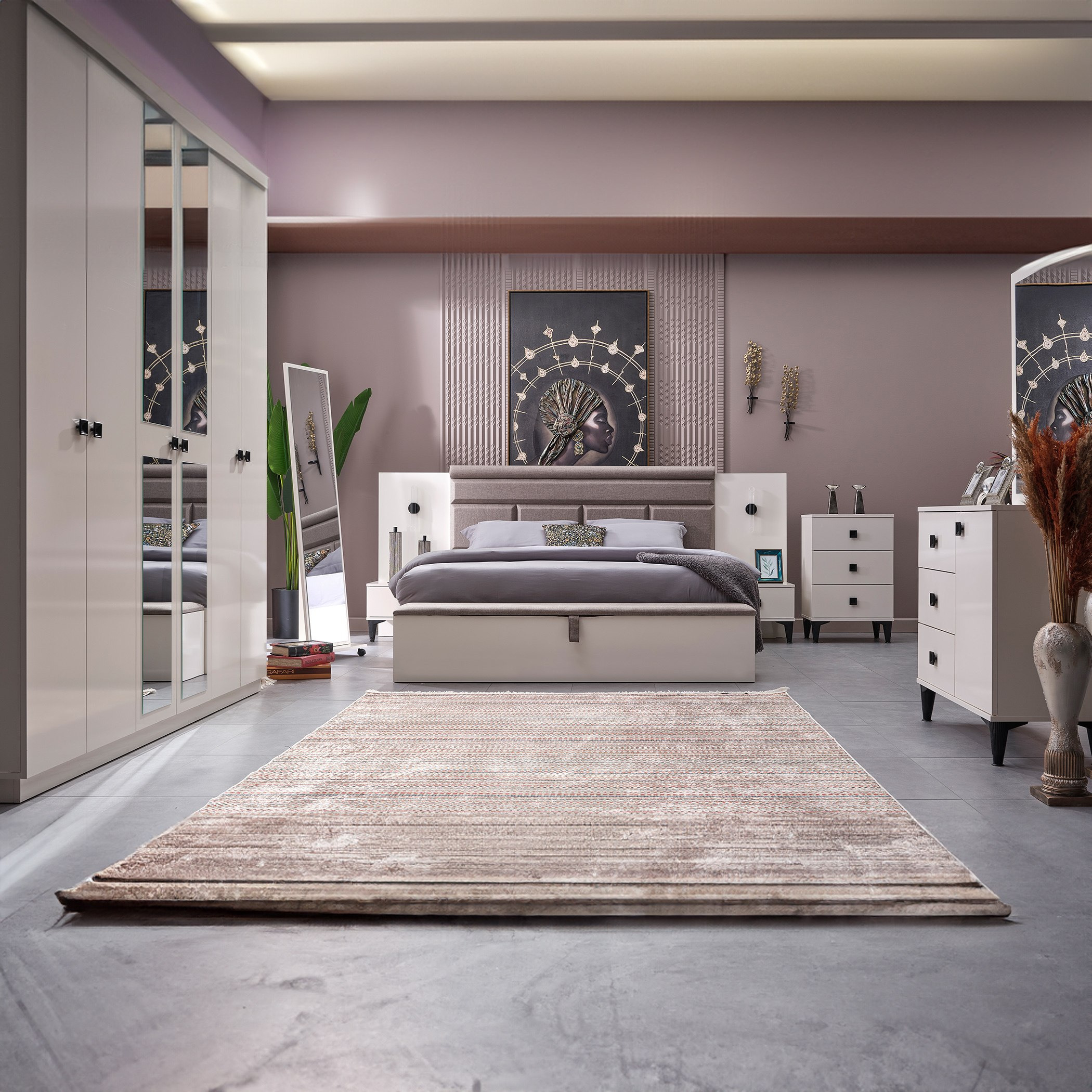 طقم غرفة نوم كينج 6 قطع - سوهو من موڤو - 180×200 سم-hbxbedroom-bedsandbedsets-bedroomsets-king-image-18