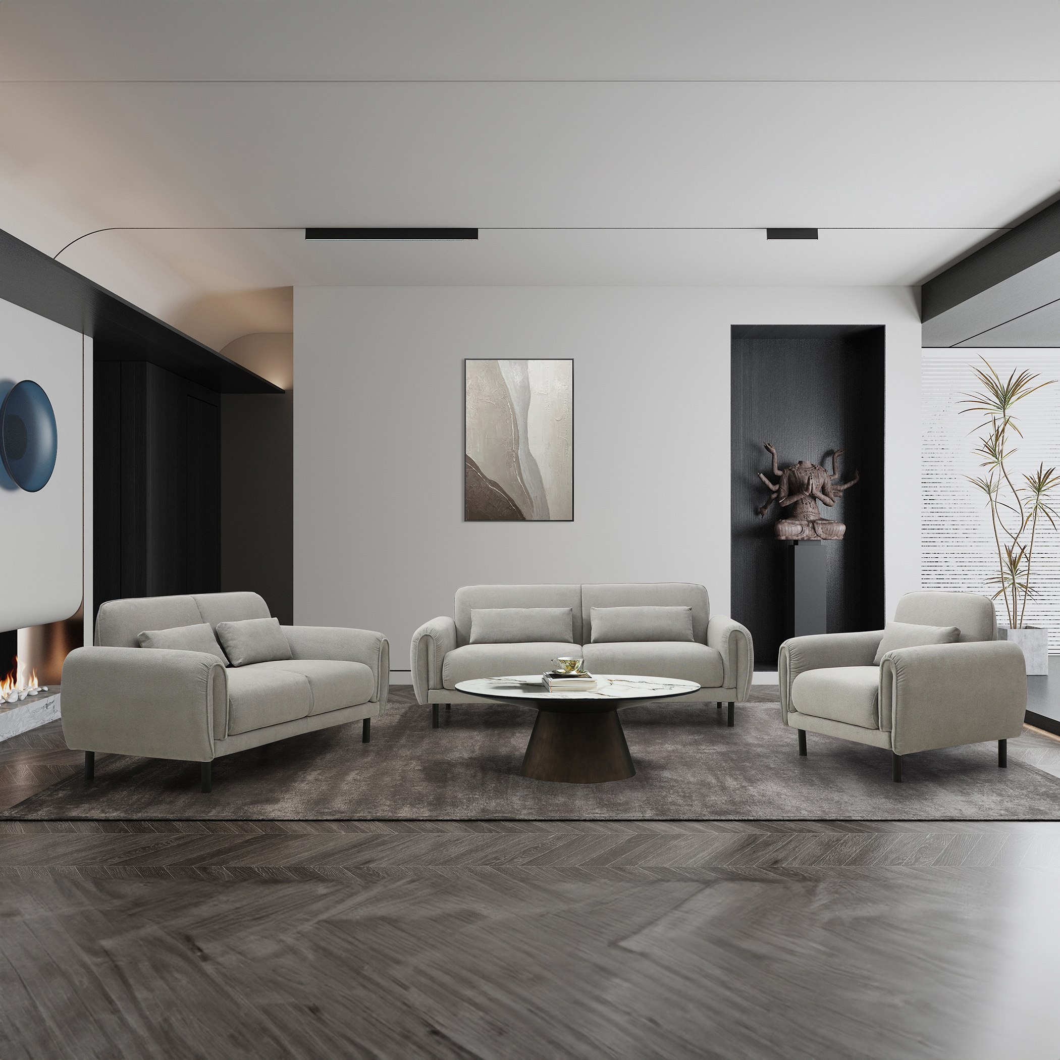 Wanaka Armchair Sofa with Cushion-hbxlivingroom-sofasandarmchairs-sofas-image-8