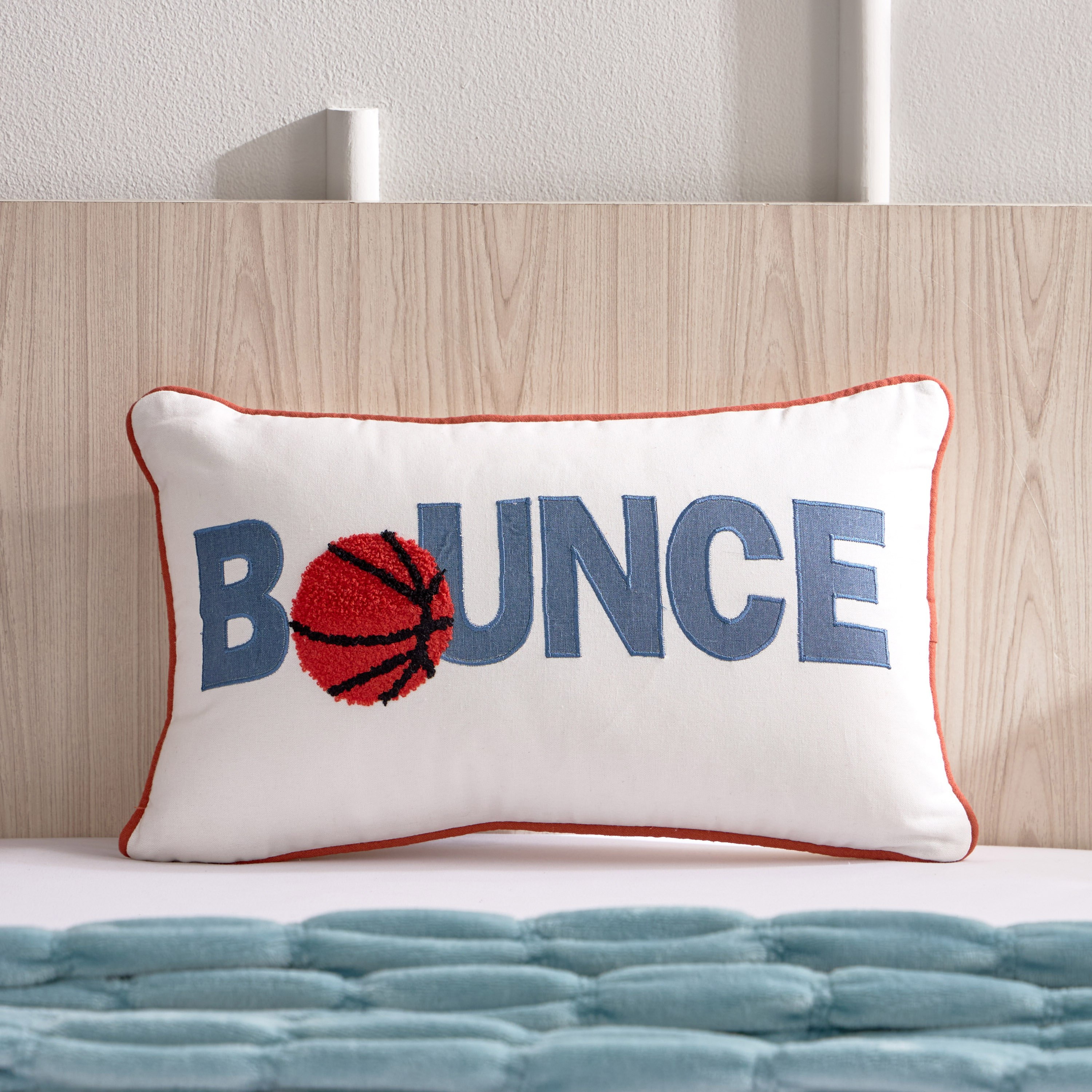 وسادة قطن محشوة بتطريز وطبعات مع خيوط بارزة من أركيد - 30x50 سم-hbxhomeware-hbxkidsandyouth-image-1