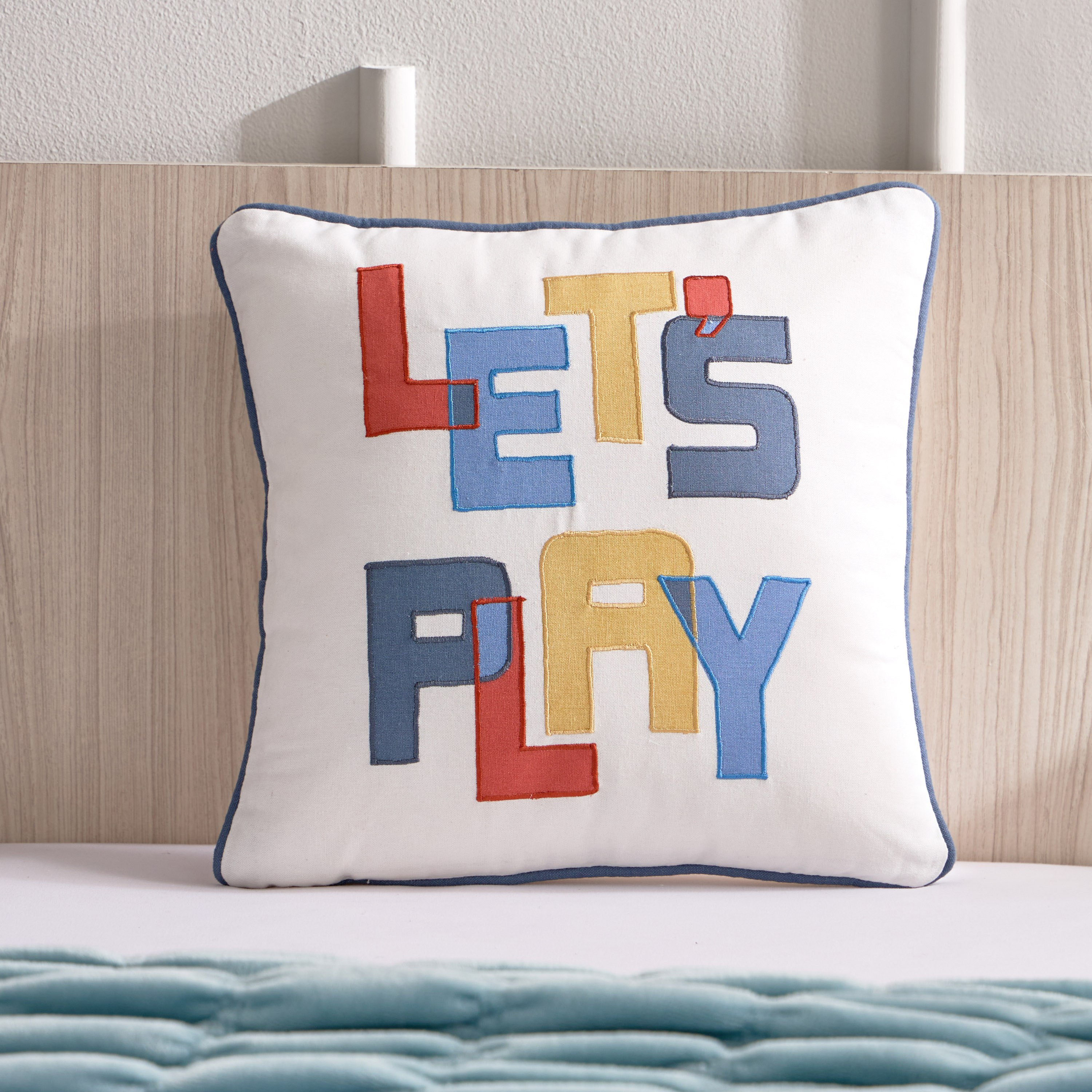 وسادة محشوة قطن بتطريز وطبعات مع خيوط بارزة من أركيد - 40x40 سم-hbxhomeware-hbxkidsandyouth-image-1