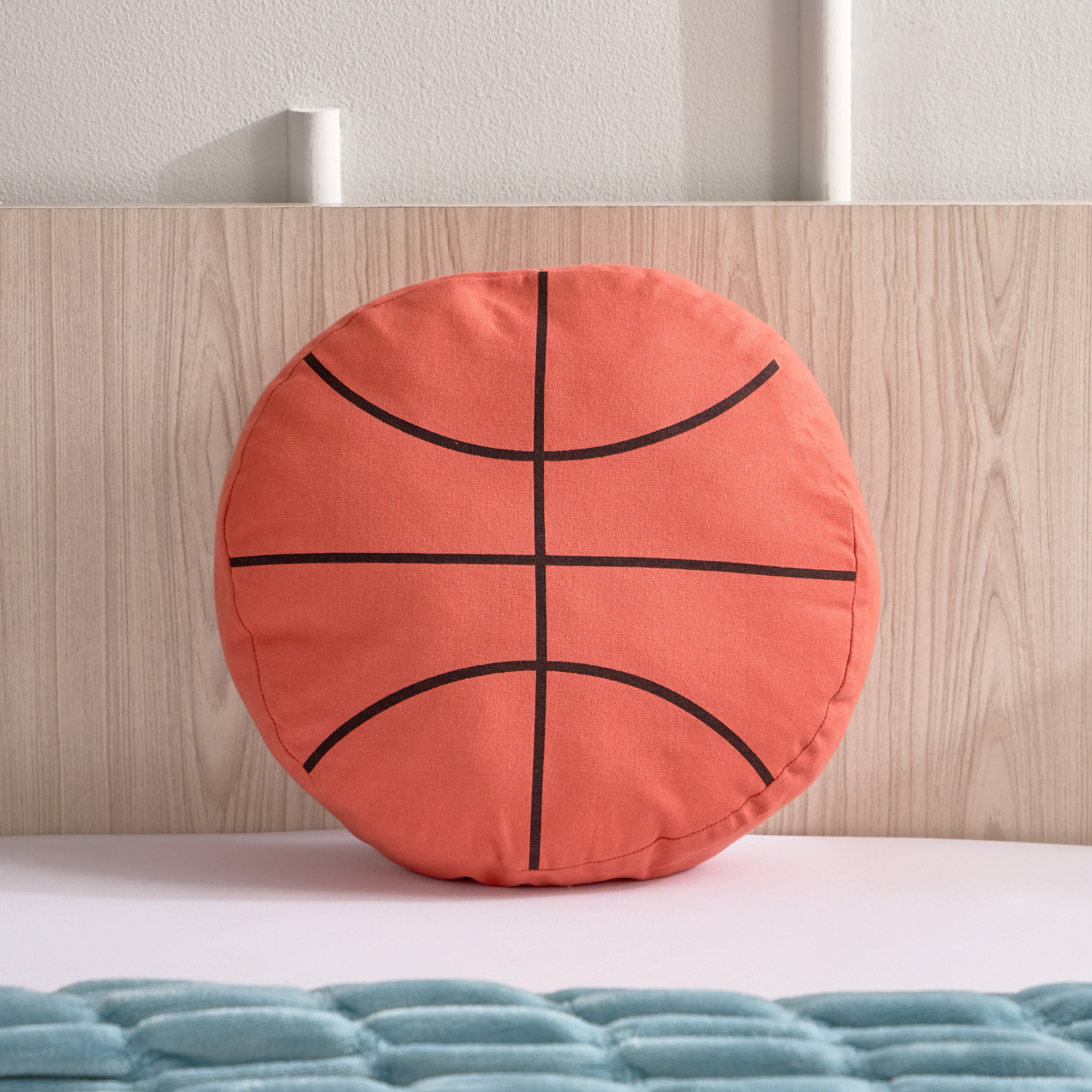 وسادة محشوة مستديرة على شكل كرة سلة بطبعات من أركيد - 35 سم-hbxhomeware-hbxkidsandyouth-image-1
