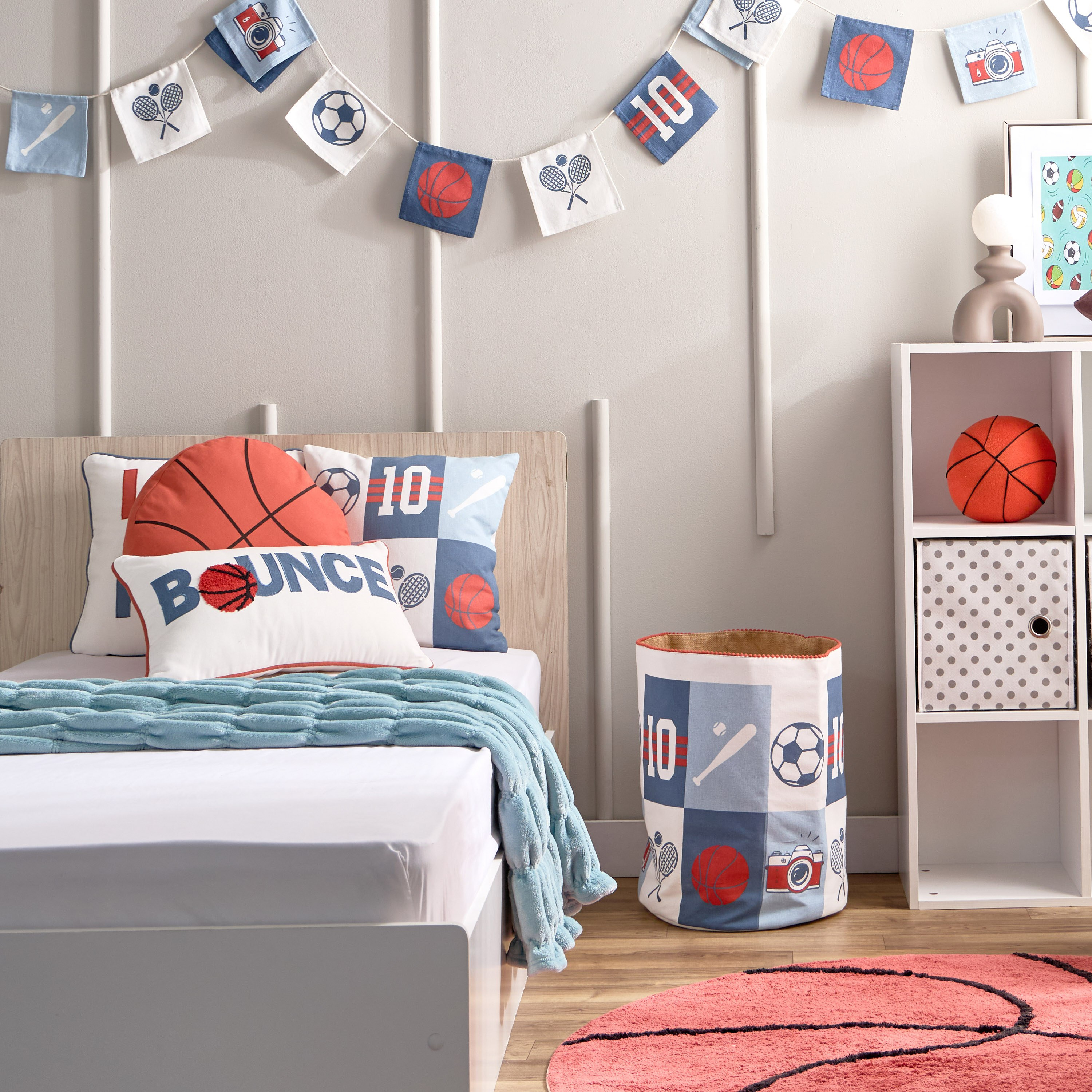 وسادة محشوة مستديرة على شكل كرة سلة بطبعات من أركيد - 35 سم-hbxhomeware-hbxkidsandyouth-image-5