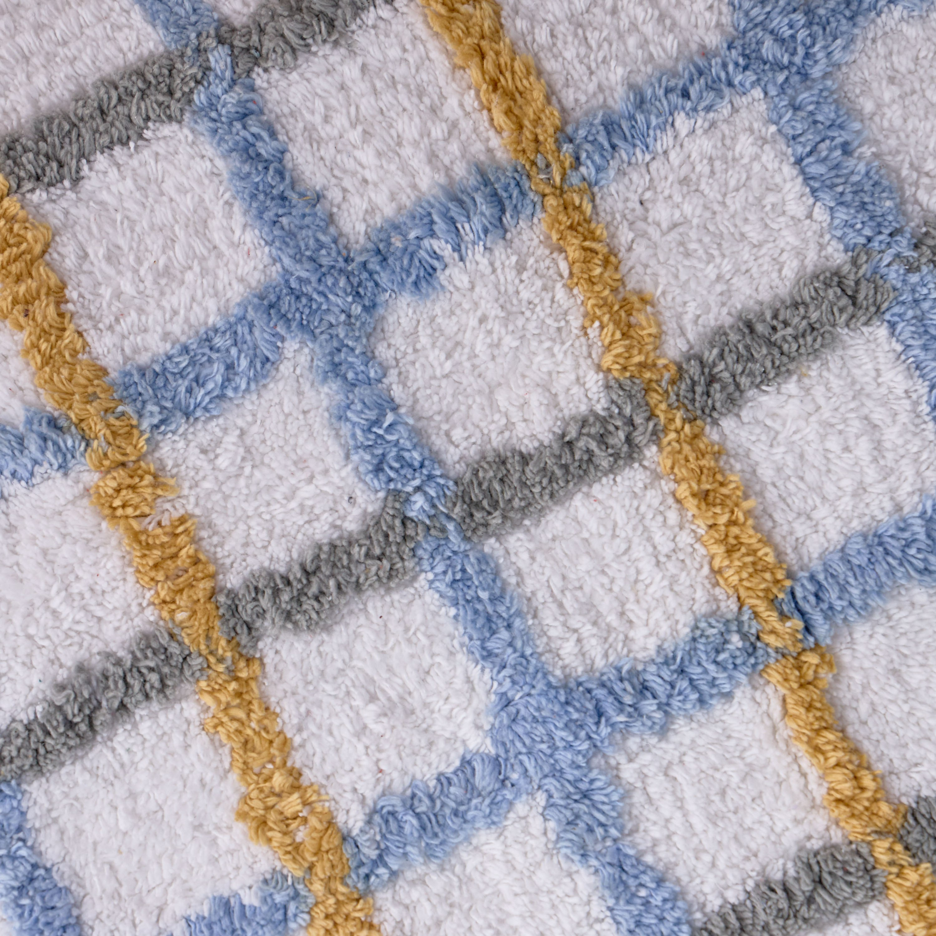 سجادة حمام قطن معنقدة مربعات من أركيد - 40x60 سم-hbxhomeware-kidsessentials-kidsbathmatsandtubmats-image-3