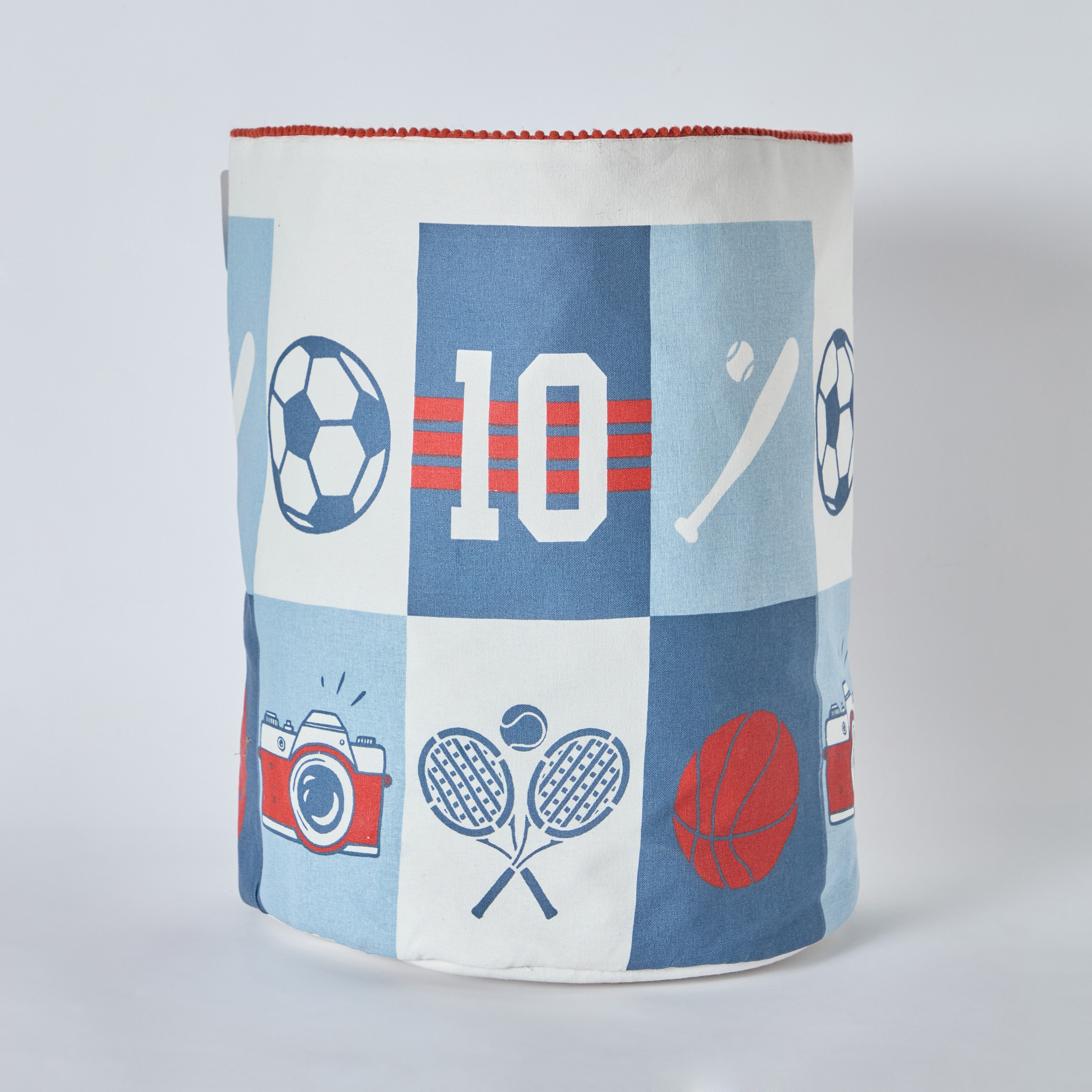 Arcade Hit It Printed Jute Toy Storage Basket - 35x35x40 cm-hbxhomeware-hbxkidsandyouth-image-5