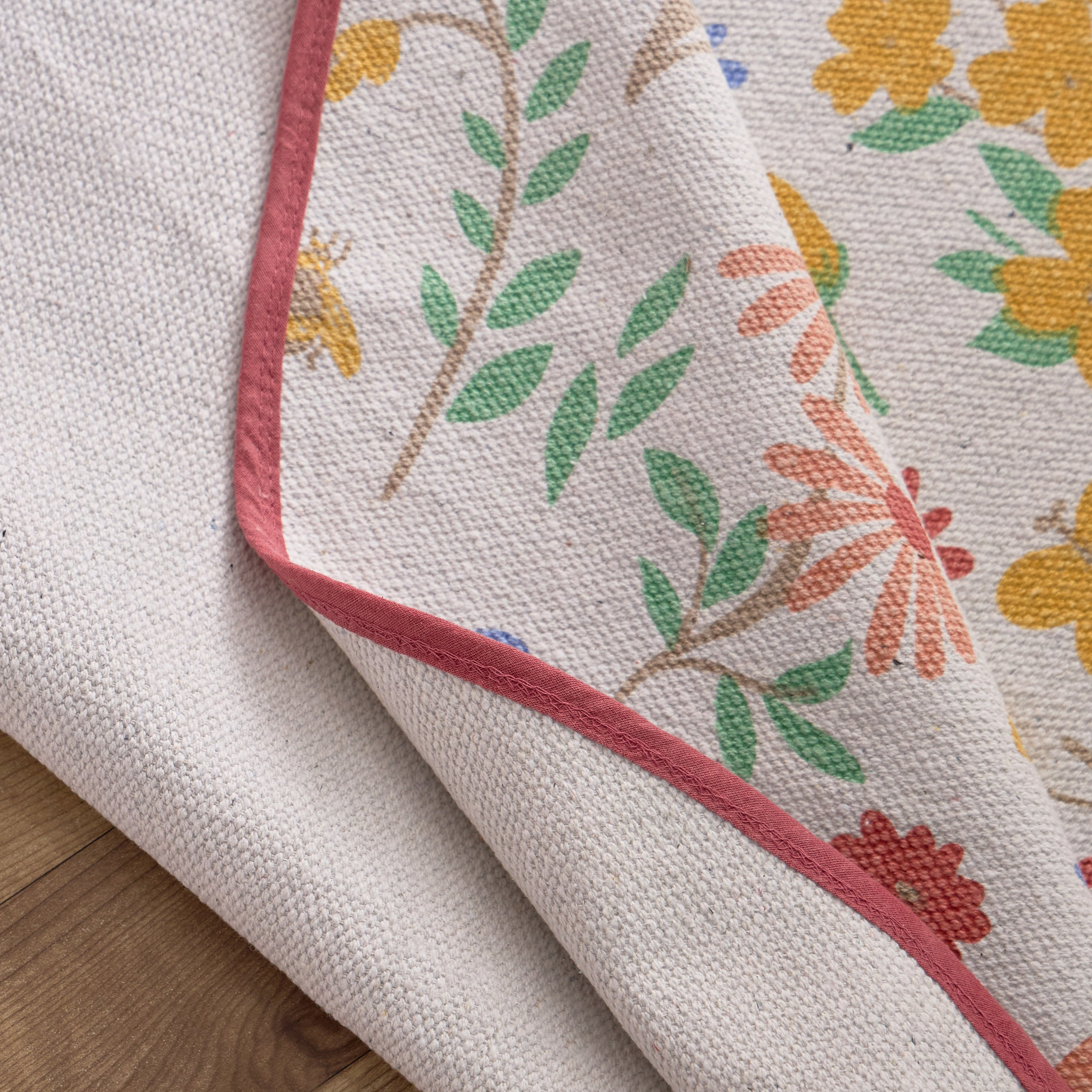 سجادة قطن مستديرة سبرينج تايم من فلاترباي  - 120 سم-hbxdecorandfurnishings-floorcoverings-rugs-image-4