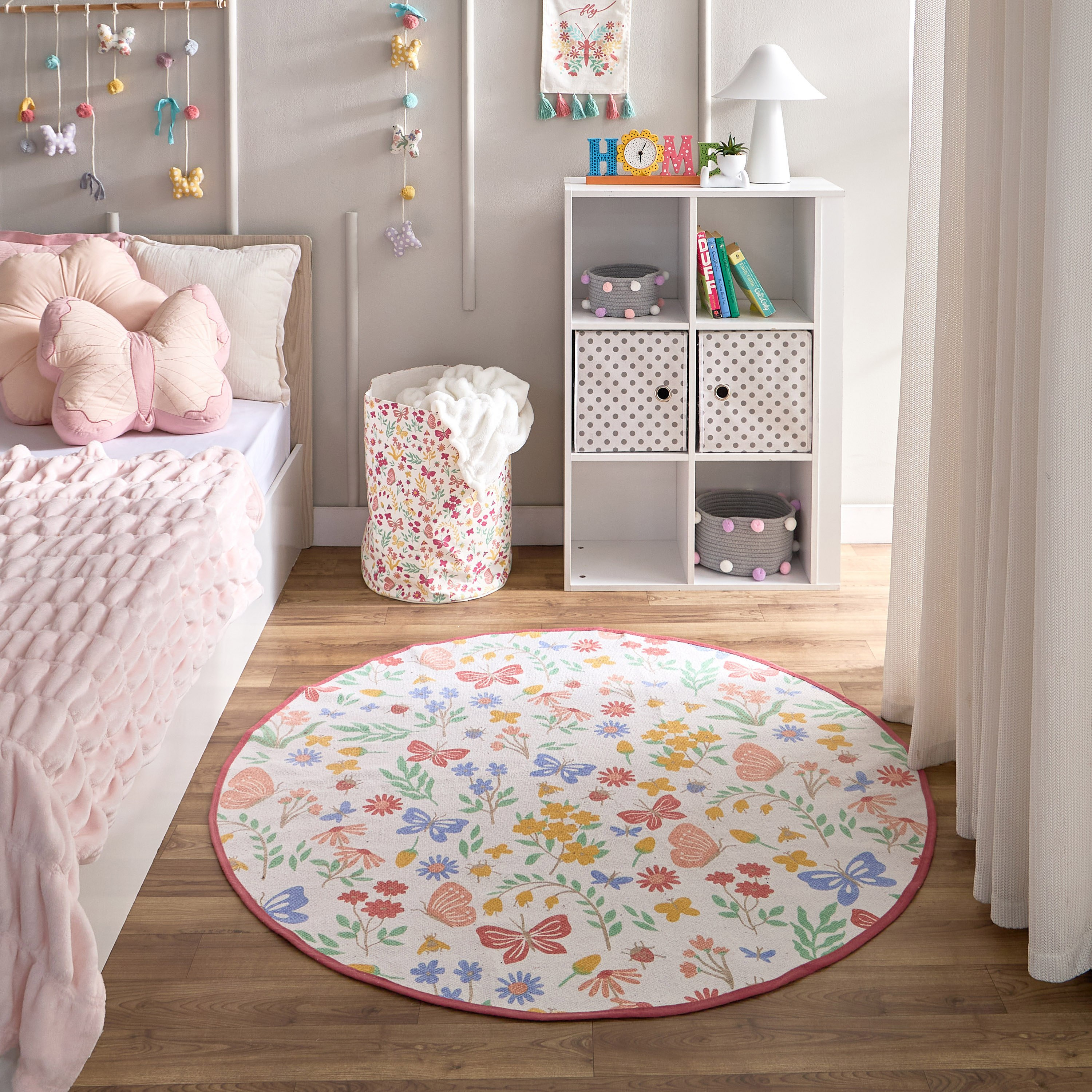 سجادة قطن مستديرة سبرينج تايم من فلاترباي  - 120 سم-hbxdecorandfurnishings-floorcoverings-rugs-image-5