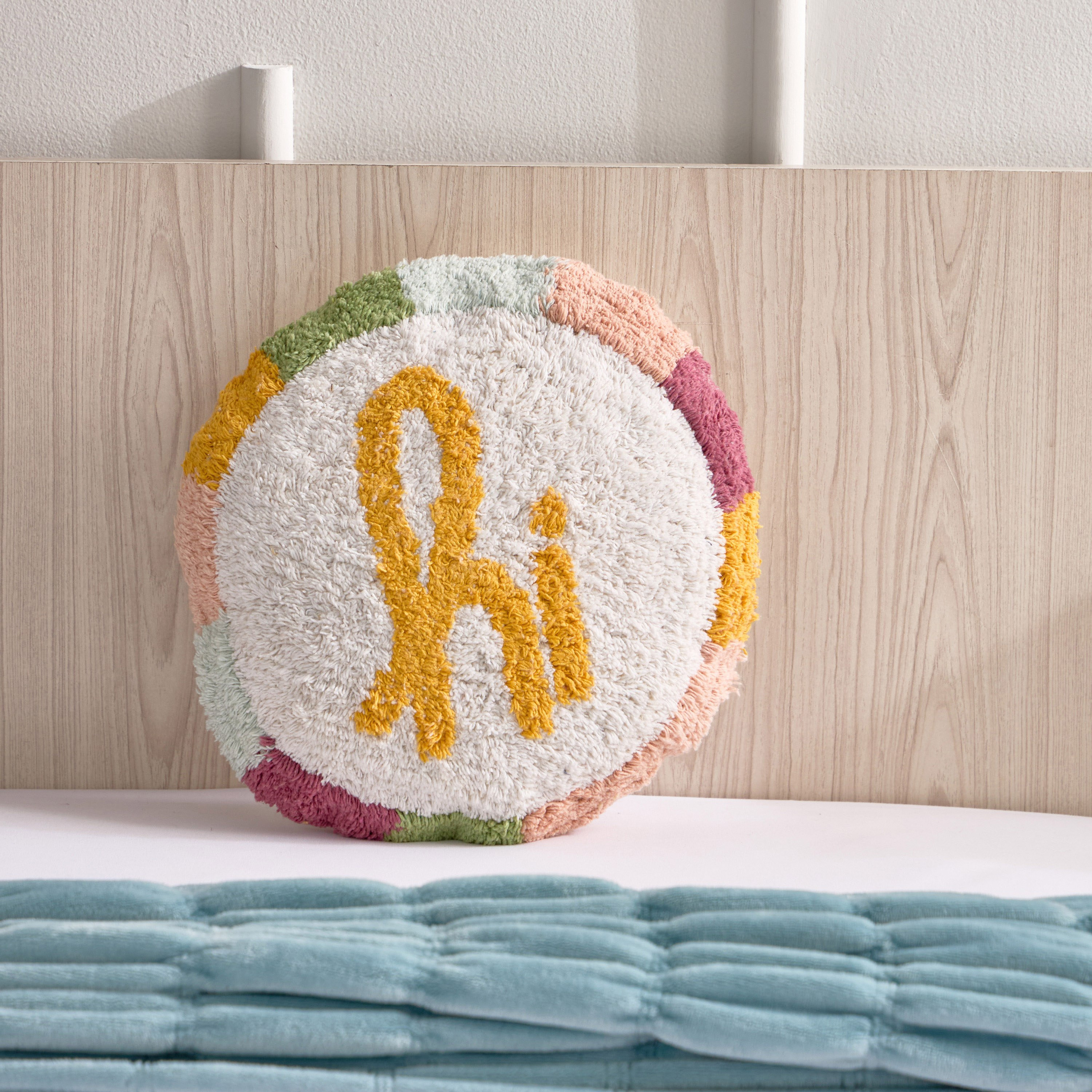 Playland Hi Shaped Cotton Tufted Filled Cushion - 35 cm-hbxhomeware-hbxkidsandyouth-image-1