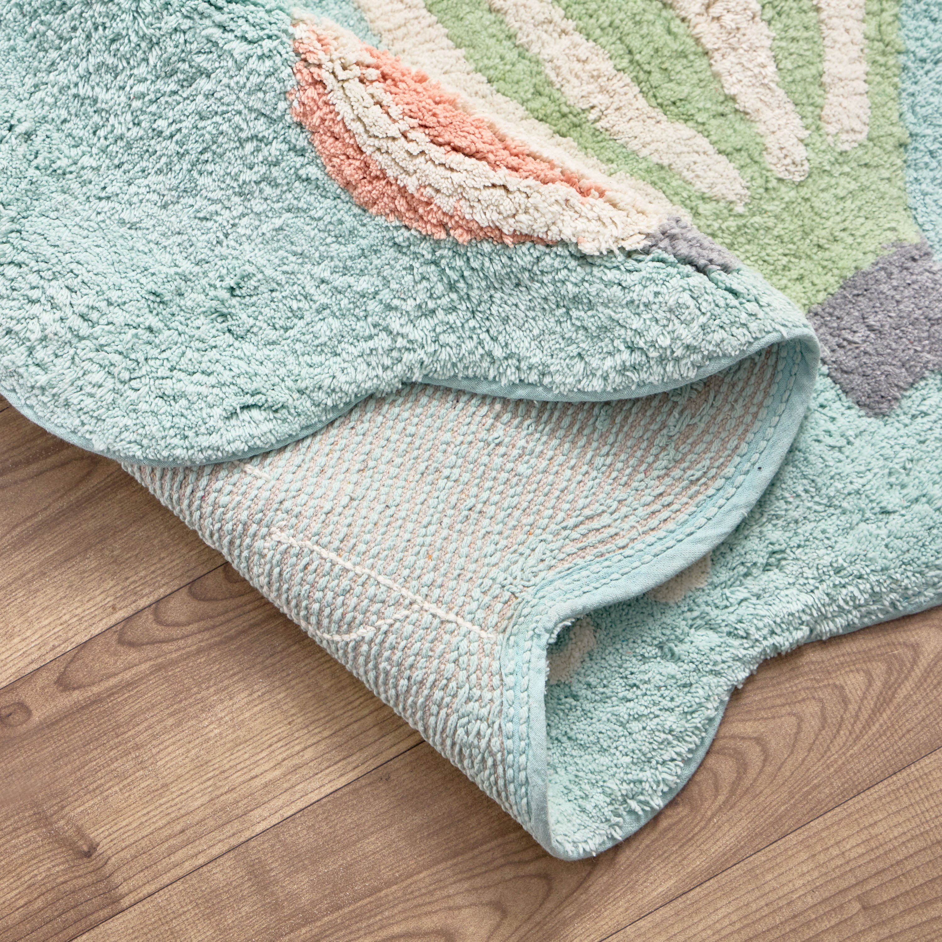 سجادة معنقدة قطن على شكل ماي هابي بليس من بلايلاند- 60x90 سم-hbxdecorandfurnishings-floorcoverings-rugs-image-4