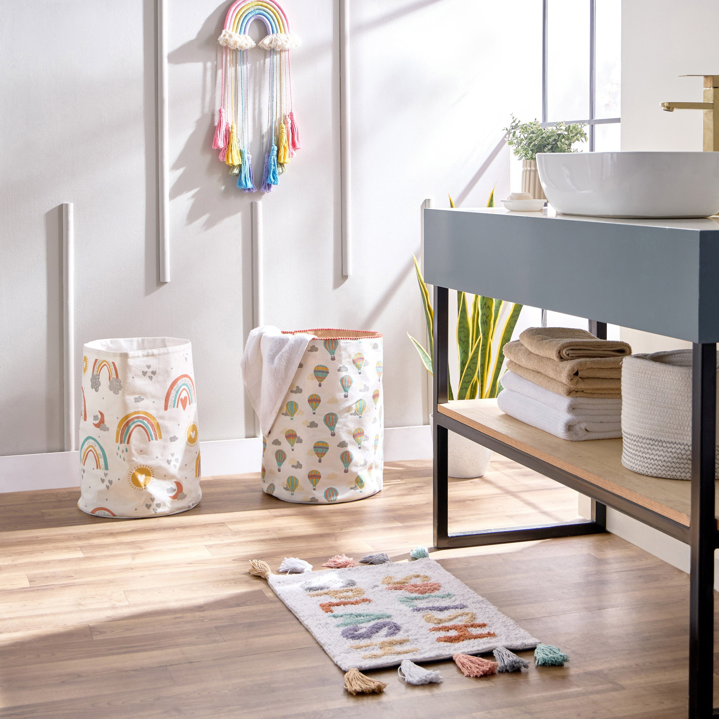 سجادة حمام معنقدة قطن بشرّابات سبليش سبلاش من بلاي لاند- 40x60 سم-hbxhomeware-kidsessentials-kidsbathmatsandtubmats-image-5