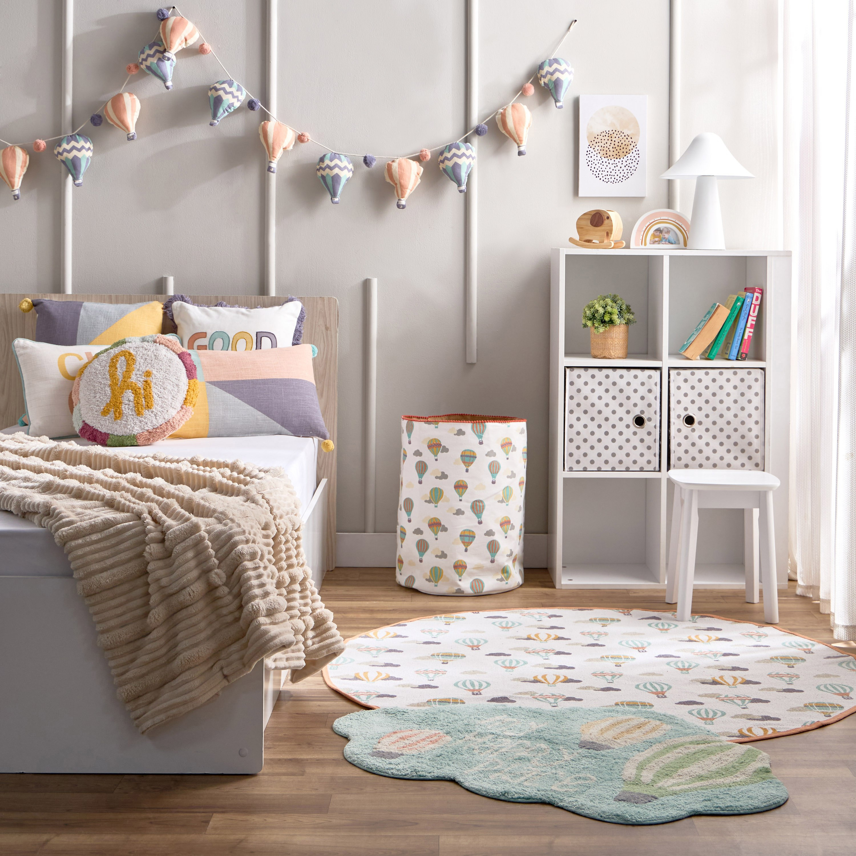 Playland Balloon Cotton Printed Bunting - 19x310 cm-hbxhomeware-hbxkidsandyouth-image-4