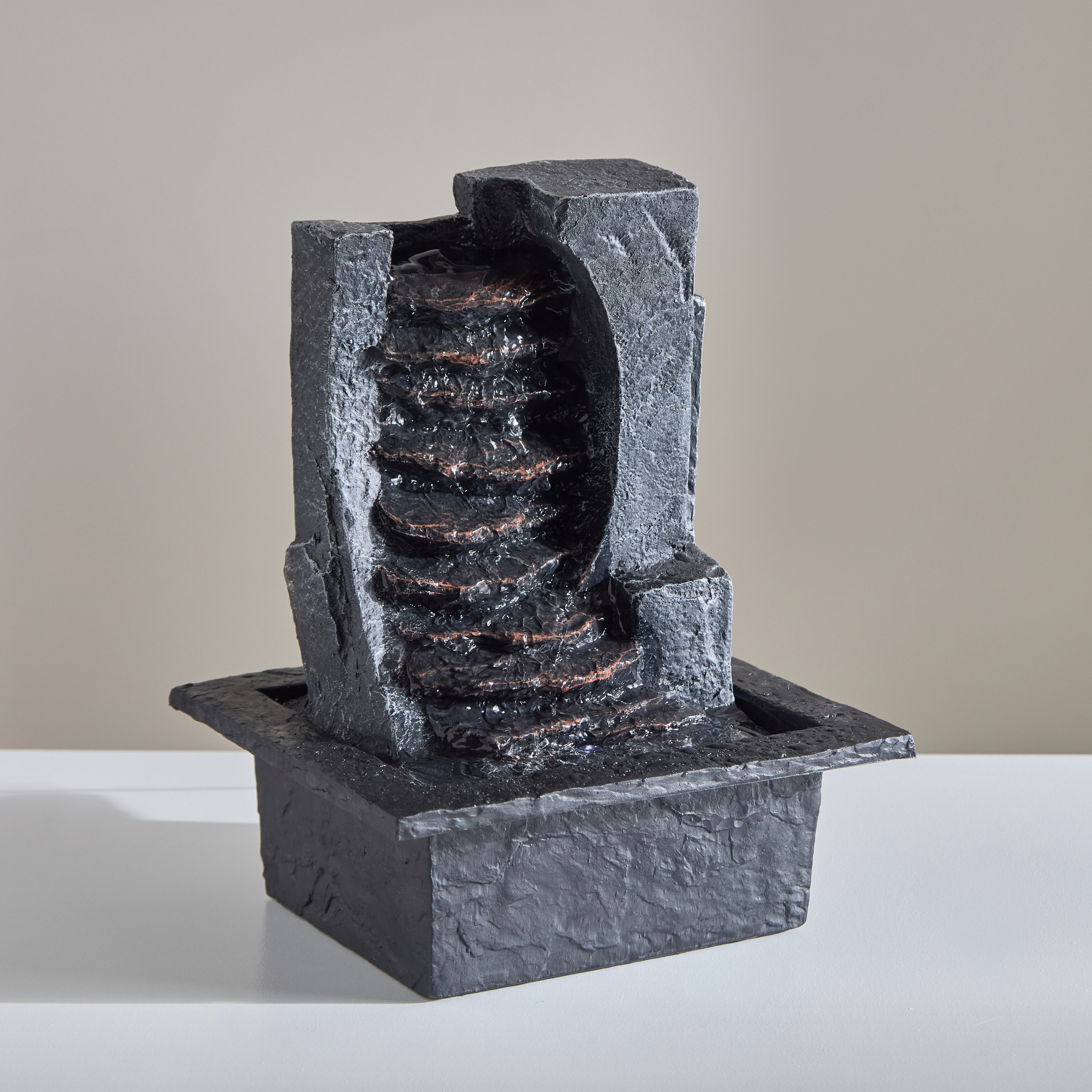 Serene Modern LED Stone Fountain - 22x19x28 cm-PROMO_HB_AE_B1G1_250925-image-2