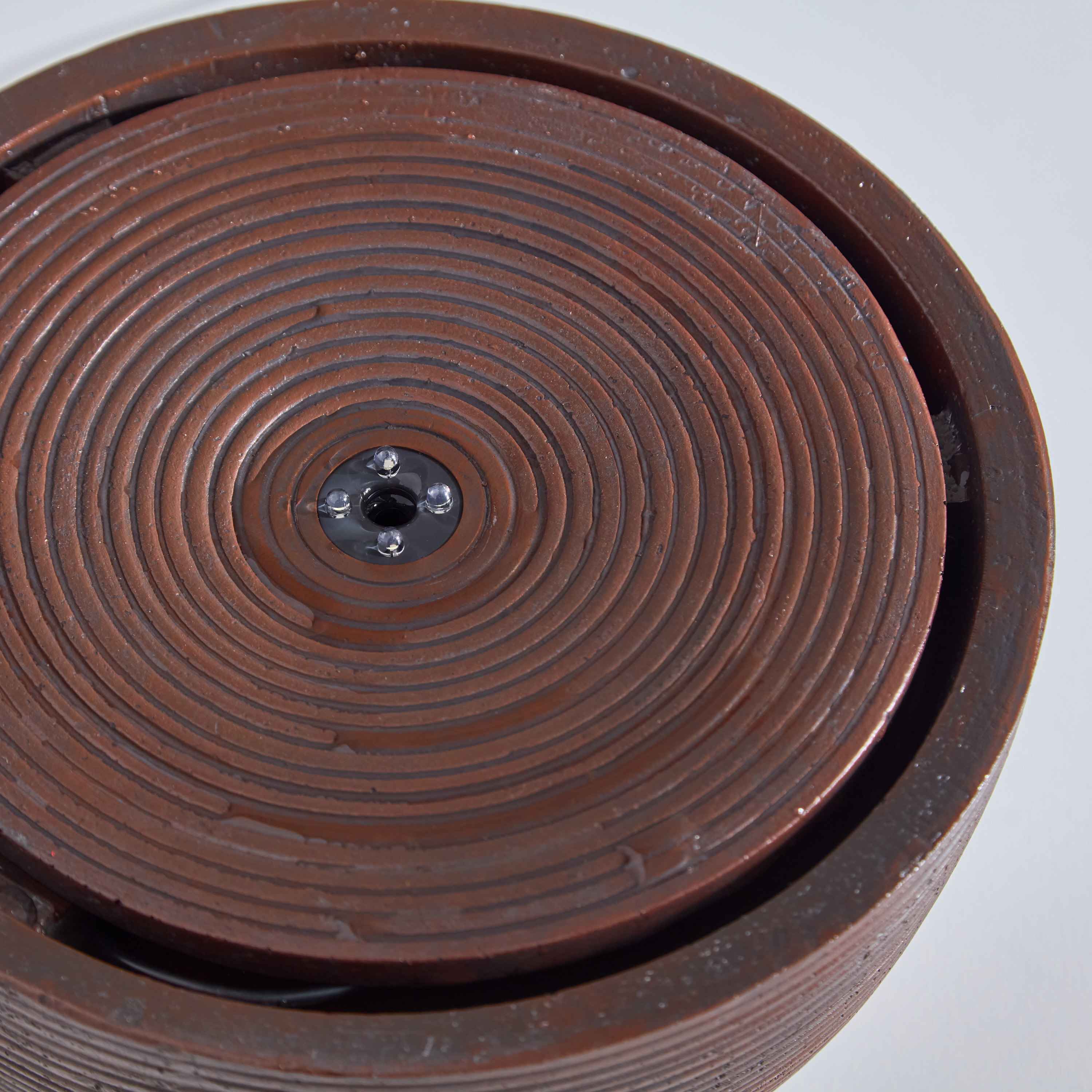 نافورة حجرية عصرية بإضاءة أل إي دي من سيرين - 28x28x15 سم-hbxhomeware-hbxdecorandfurnishings-image-4