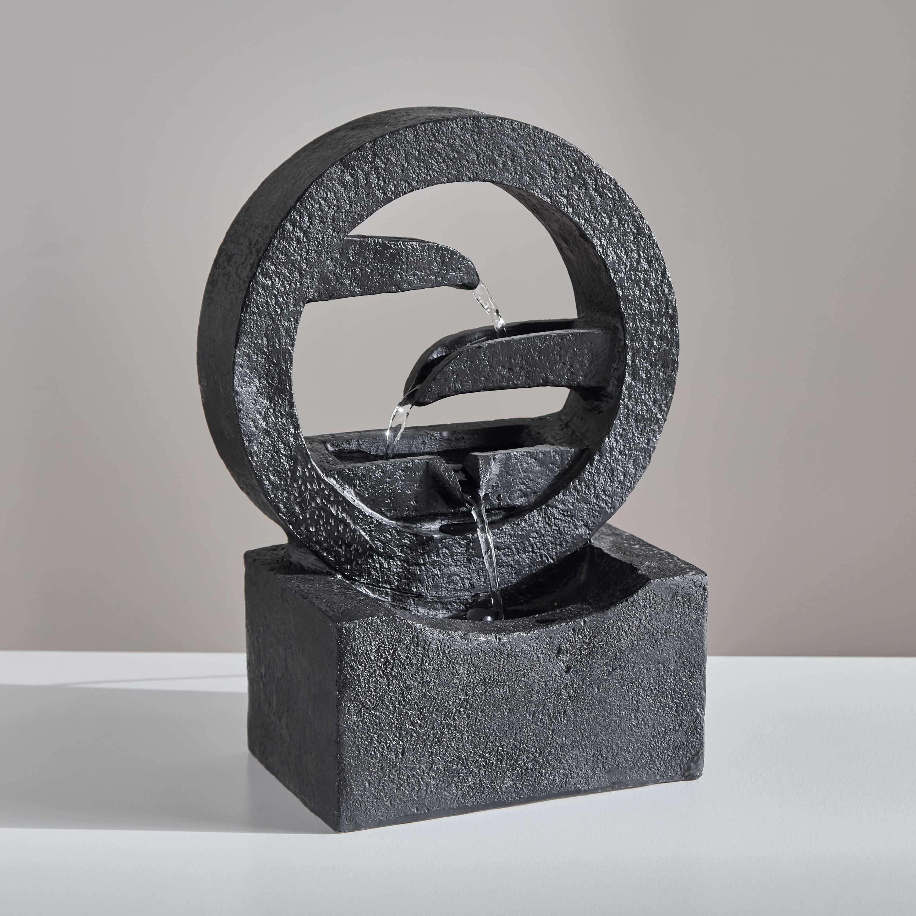 Serene LED Abstract Fountain - 25x15x33 cm-hbxhomeware-hbxdecorandfurnishings-image-2