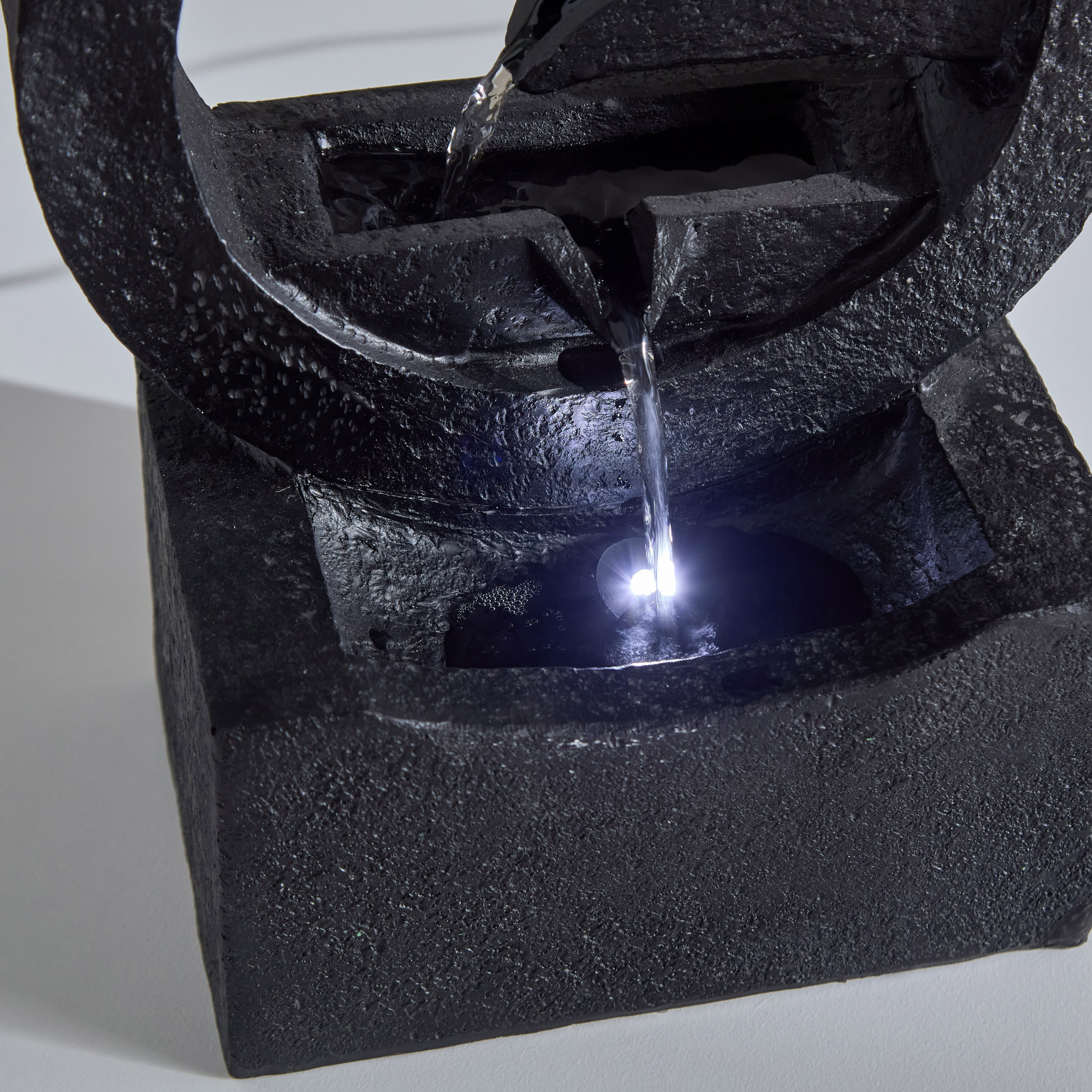 Serene LED Abstract Fountain - 25x15x33 cm-hbxhomeware-hbxdecorandfurnishings-image-3