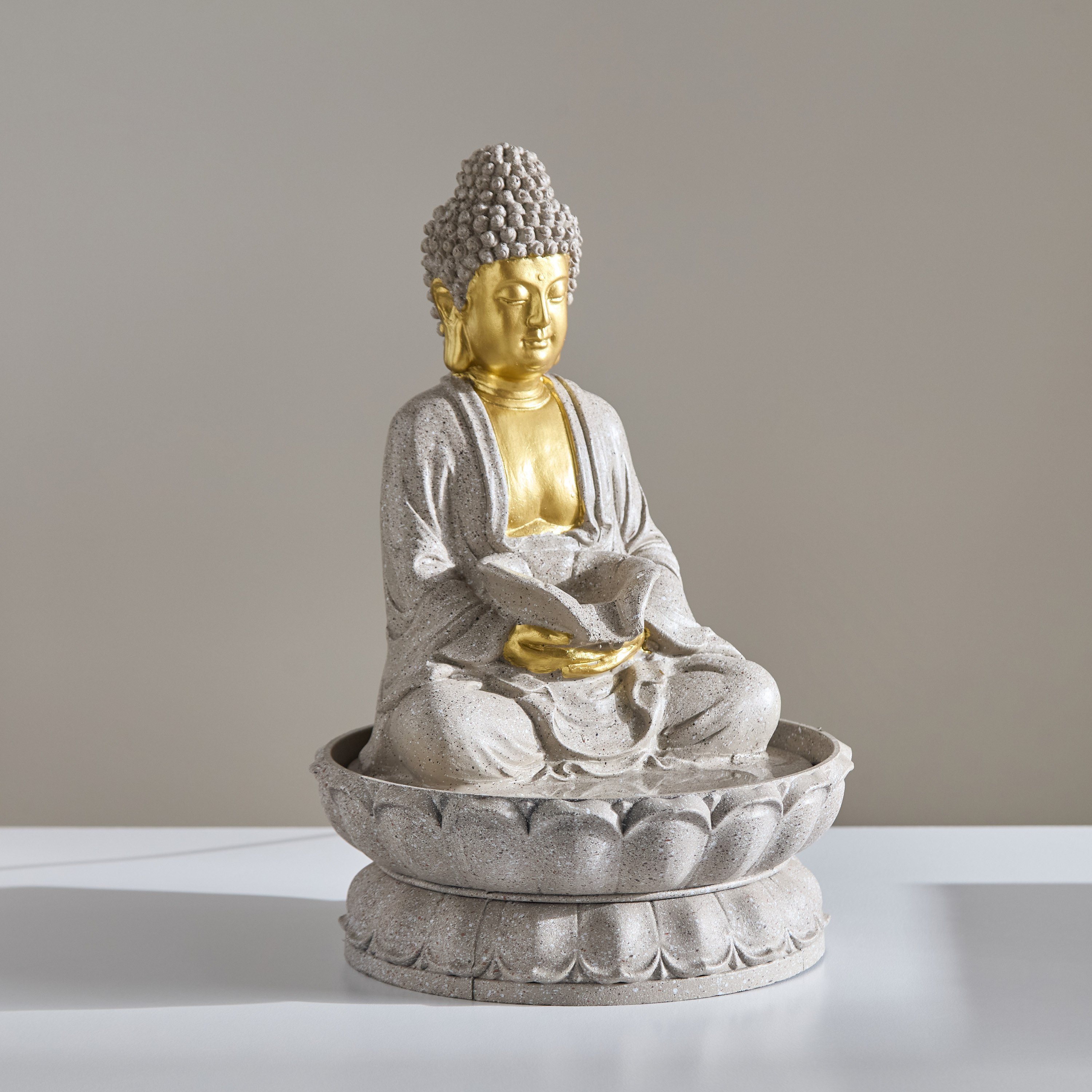 نافورة بوذا إل إي دي من سيرين- 20x20x27 سم-hbxhomeware-hbxdecorandfurnishings-image-2