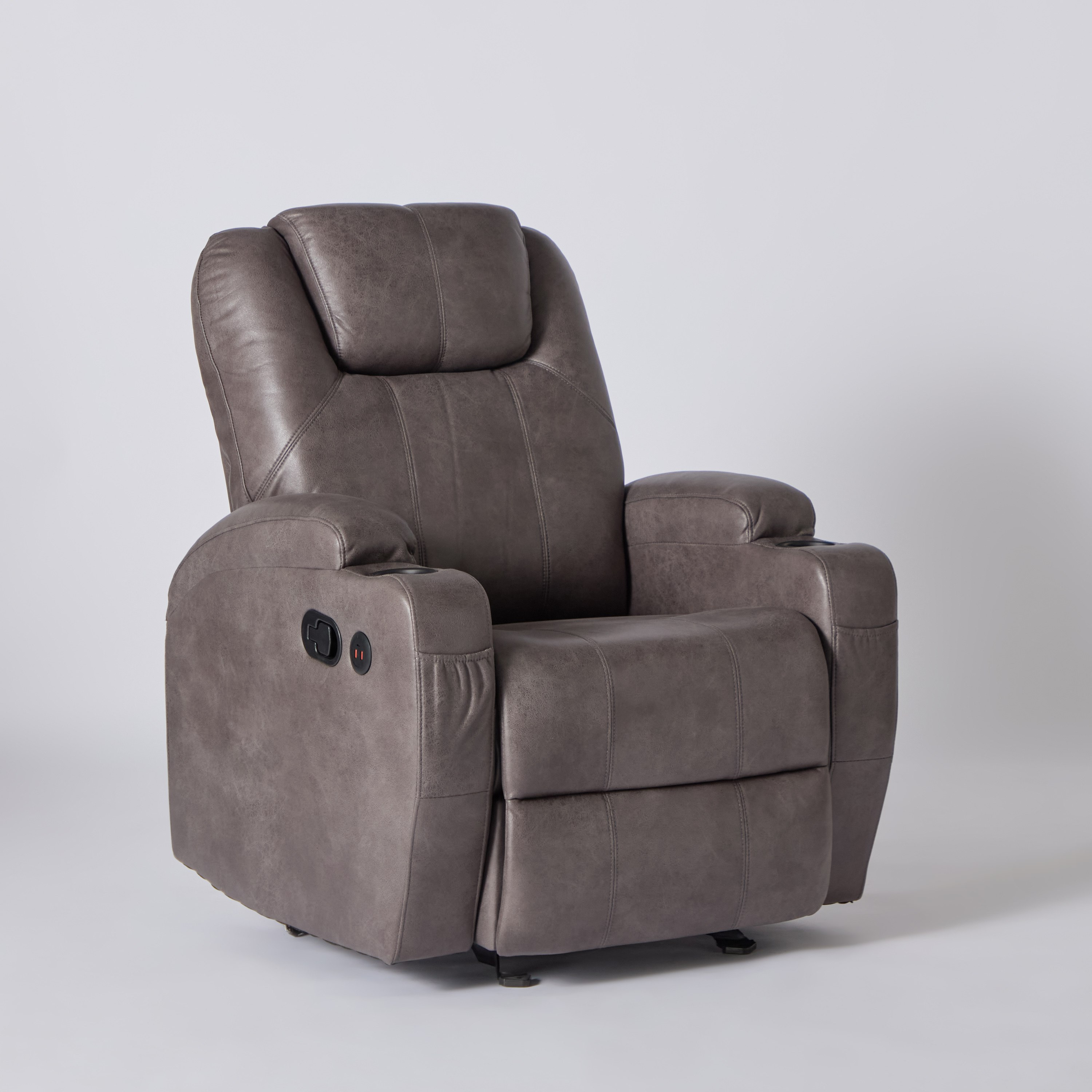 كرسي استرخاء هزاز قماش بمظهر جلد وذراعين مع حاملي أكواب ومنفذ يو إس بي من ملاوي-hbxfurniture-sofasandarmchairs-reclinersofas-image-13