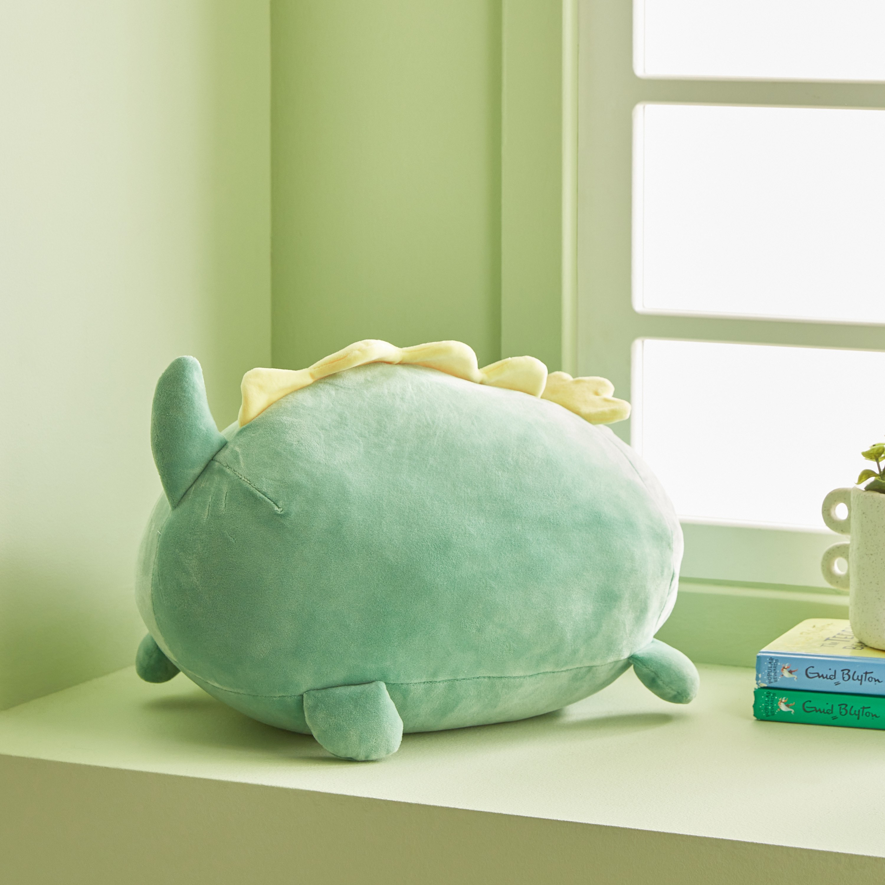 Playland Dino Shaped Cushion - 38x20x10 cm-hbxhomeware-hbxkidsandyouth-image-2