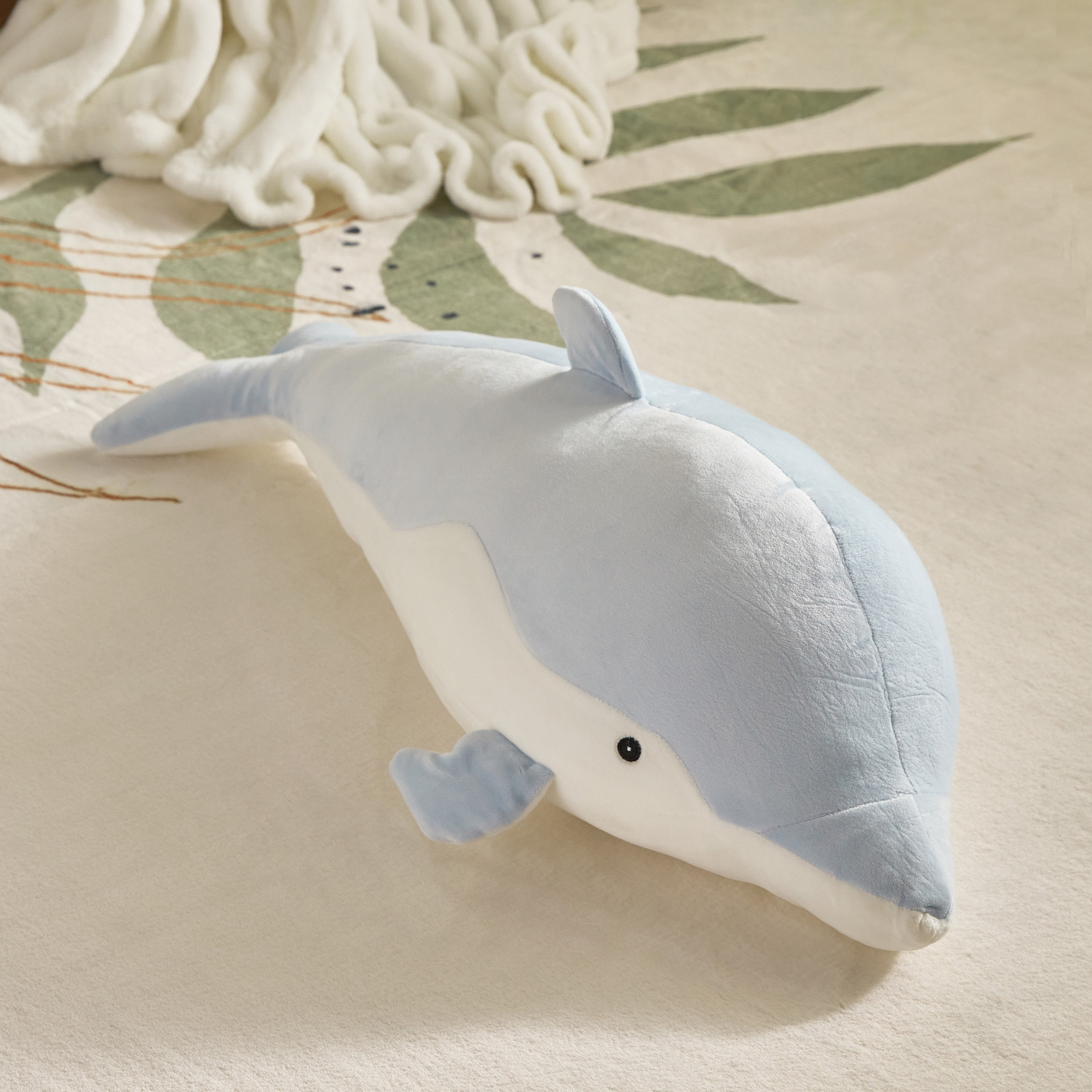 وسادة على شكل حوت من بلاي لاند - 70x25x8 سم-hbxhomeware-hbxkidsandyouth-image-1