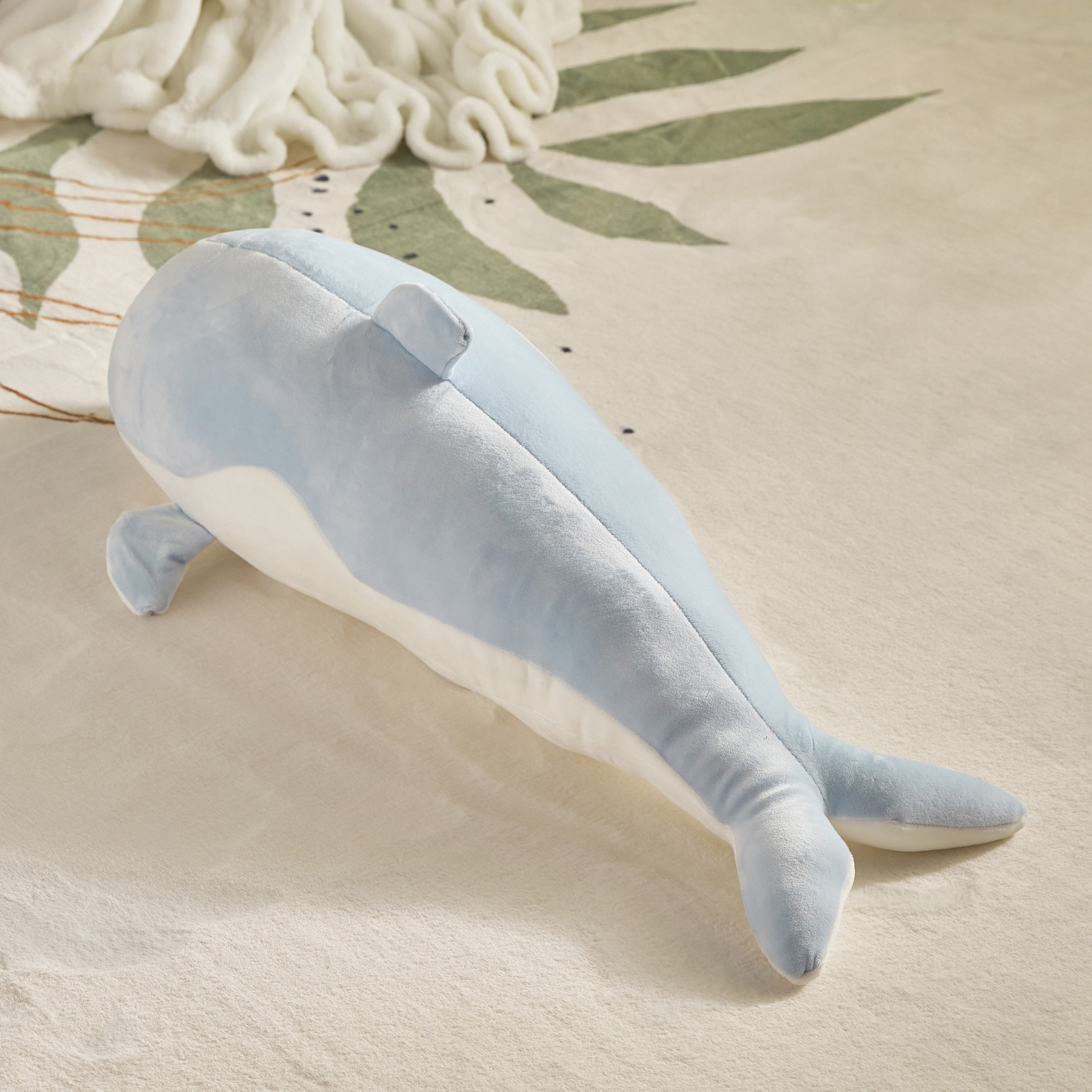 وسادة على شكل حوت من بلاي لاند - 70x25x8 سم-hbxhomeware-hbxkidsandyouth-image-2